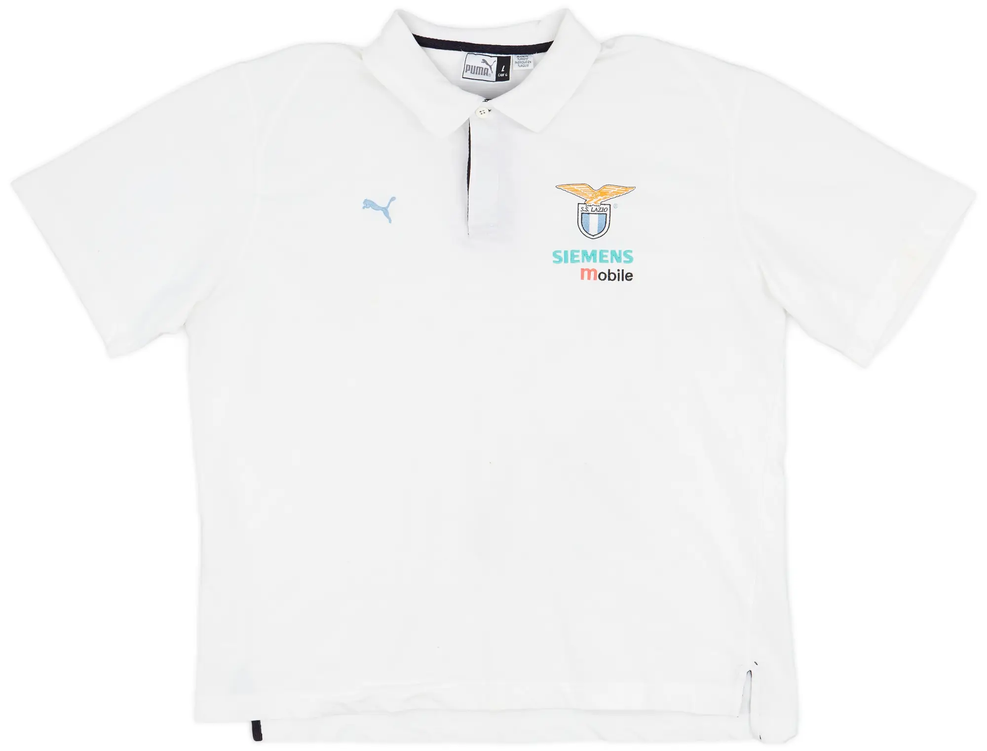 2001-02 Lazio Puma Polo Shirt - 6/10 - (L)