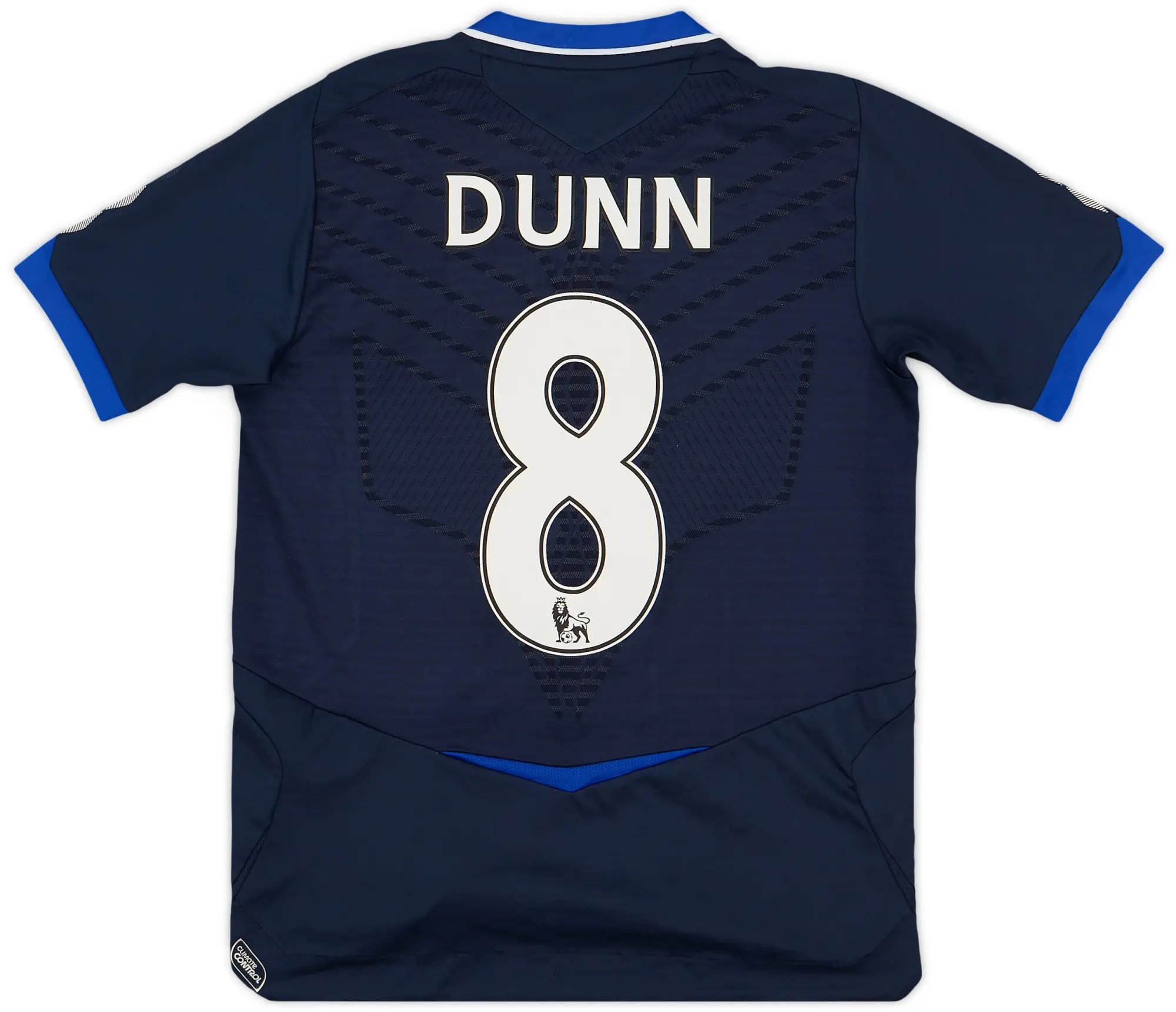 Umbro 2008-09 Blackburn Away Shirt Dunn #8 - 7/10 - (M.Boys)