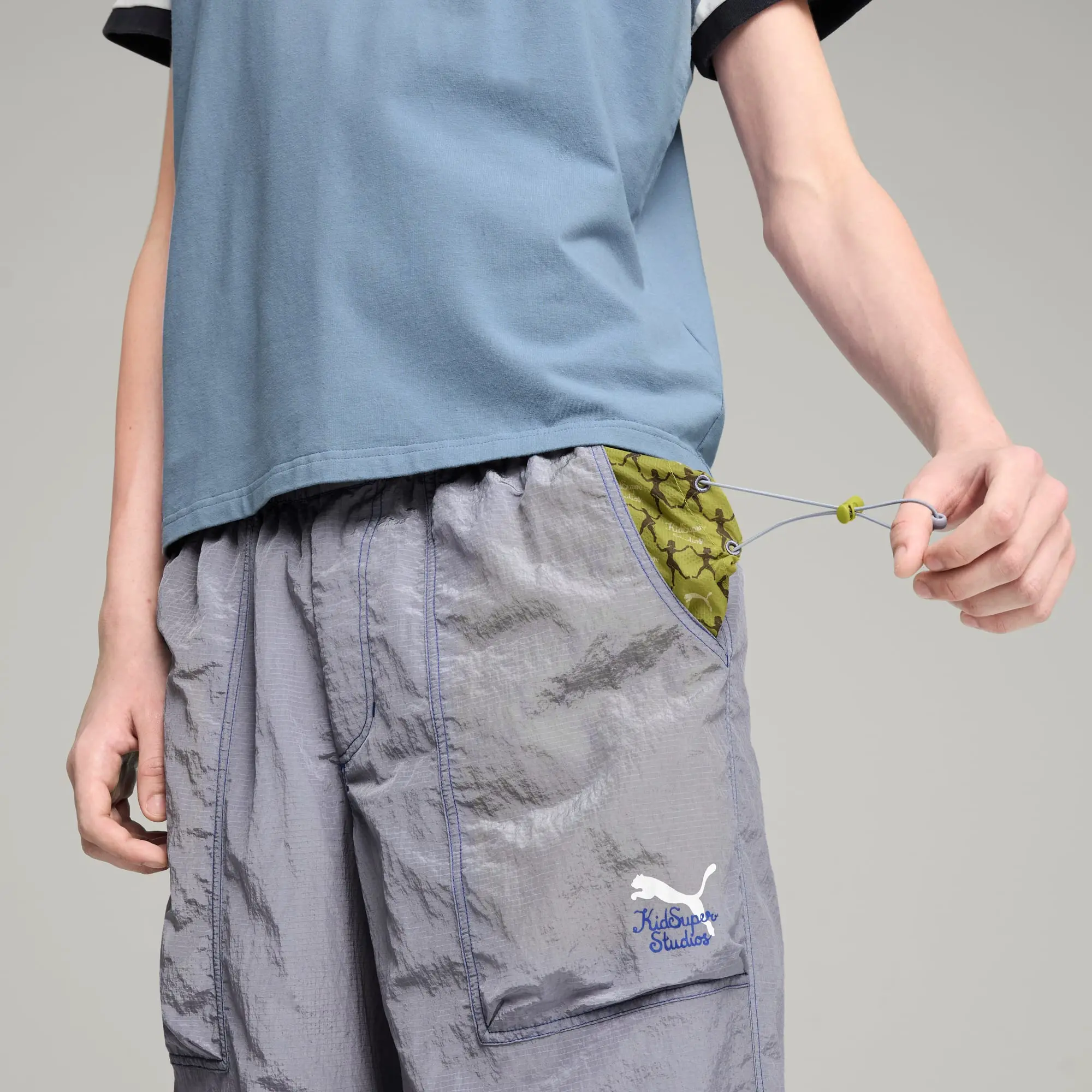 PUMA x Kidsuper Pants Men, Grey Fog