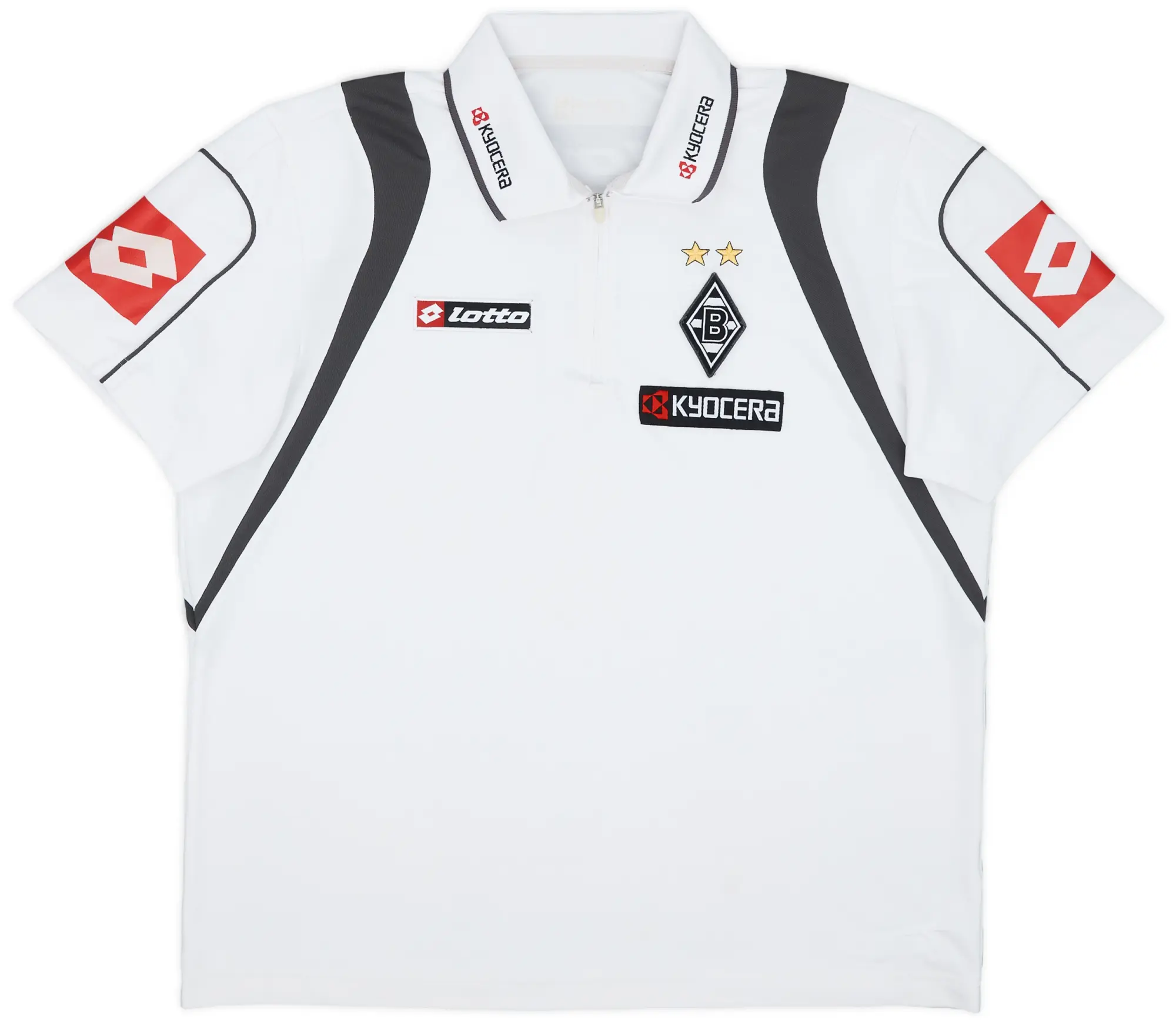 2006-07 Borussia Monchengladbach Lotto 1/4 Zip Polo Shirt - 7/10 - (L)