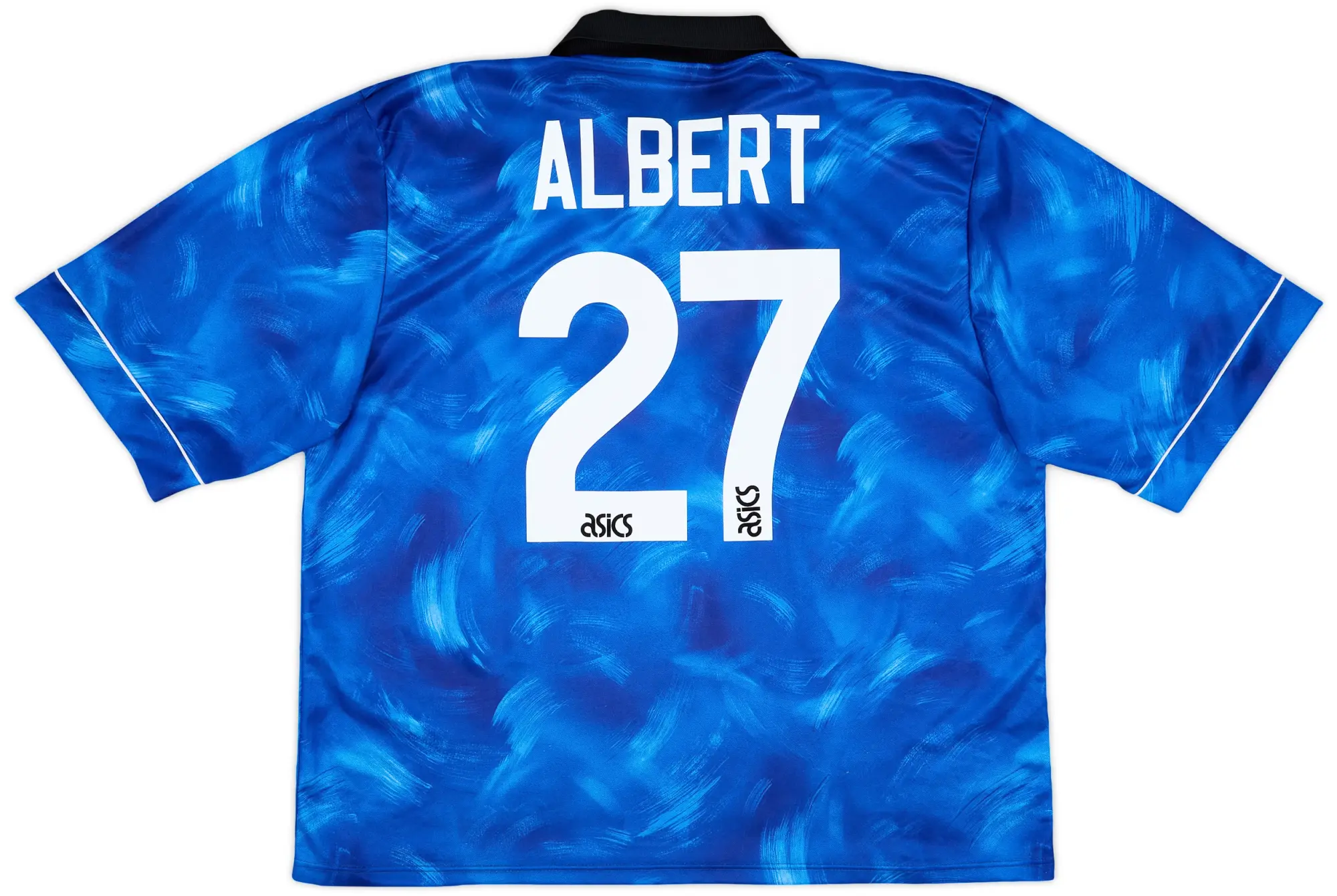 Asics 1993-95 Newcastle Away Shirt Albert #27 - 8/10 - (XXL)