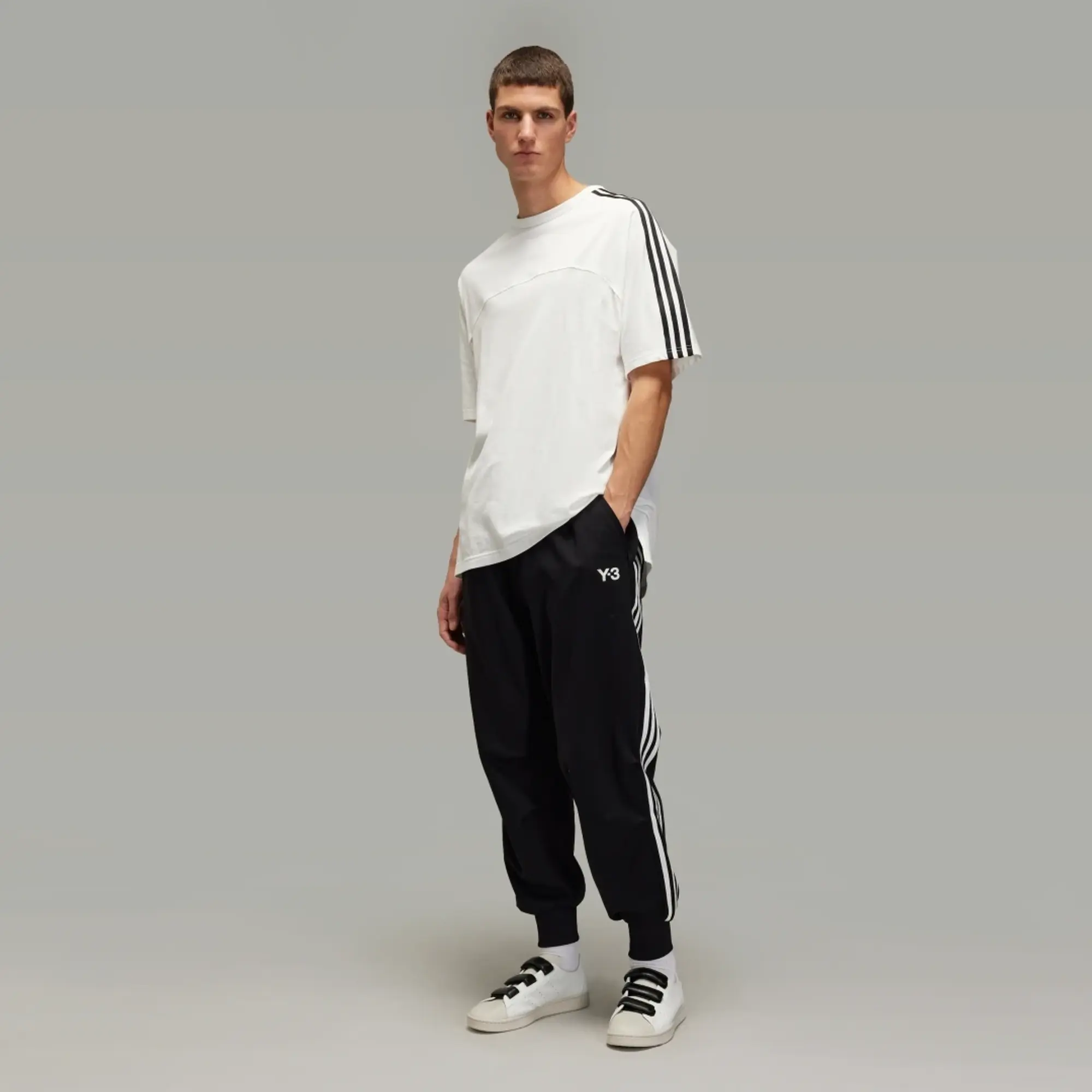 adidas Y-3 3-Stripes Cuffed Track Tracksuit Bottoms