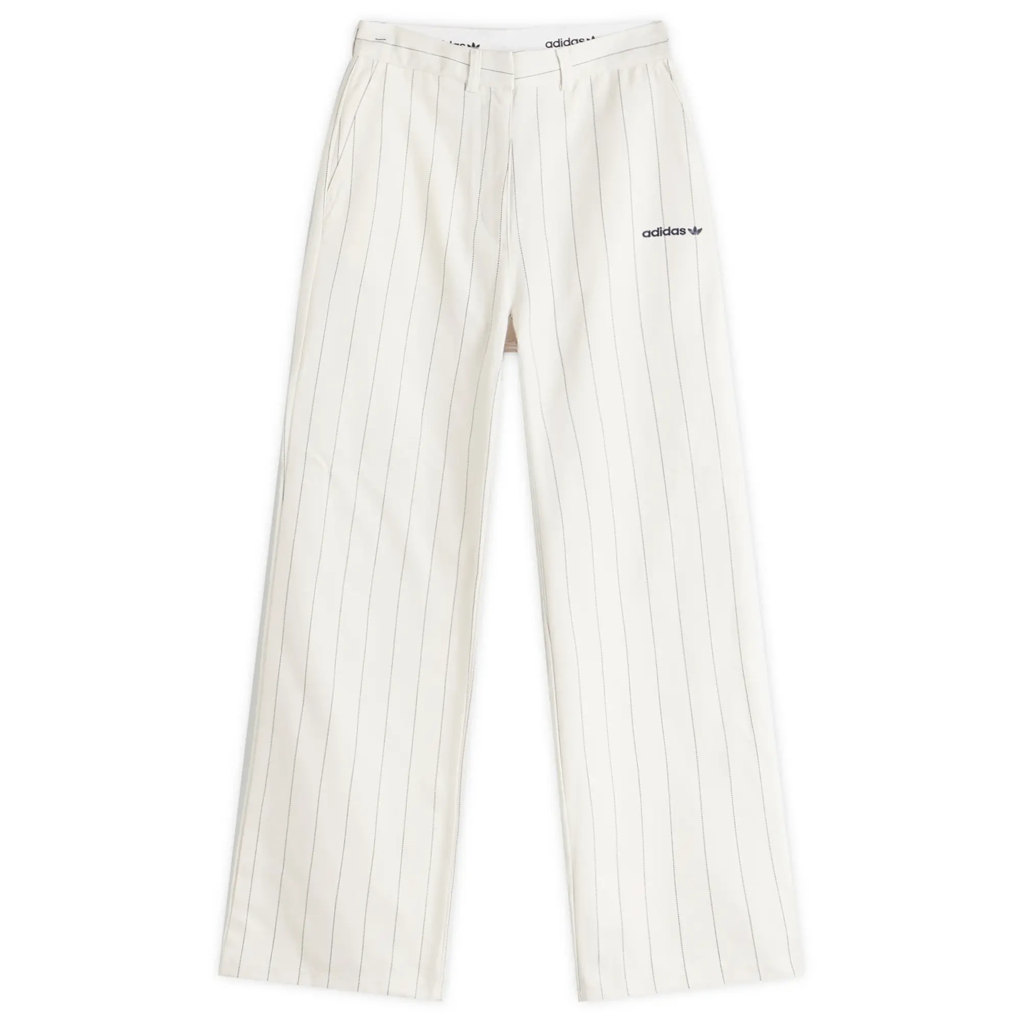 adidas Originals Adidas Women's Pinstripe Pants Off White/Night Indigo
