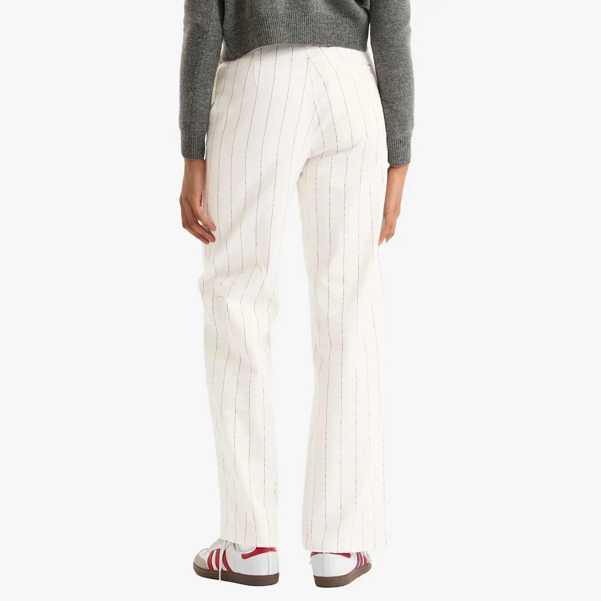 adidas Originals Adidas Women's Pinstripe Pants Off White/Night Indigo