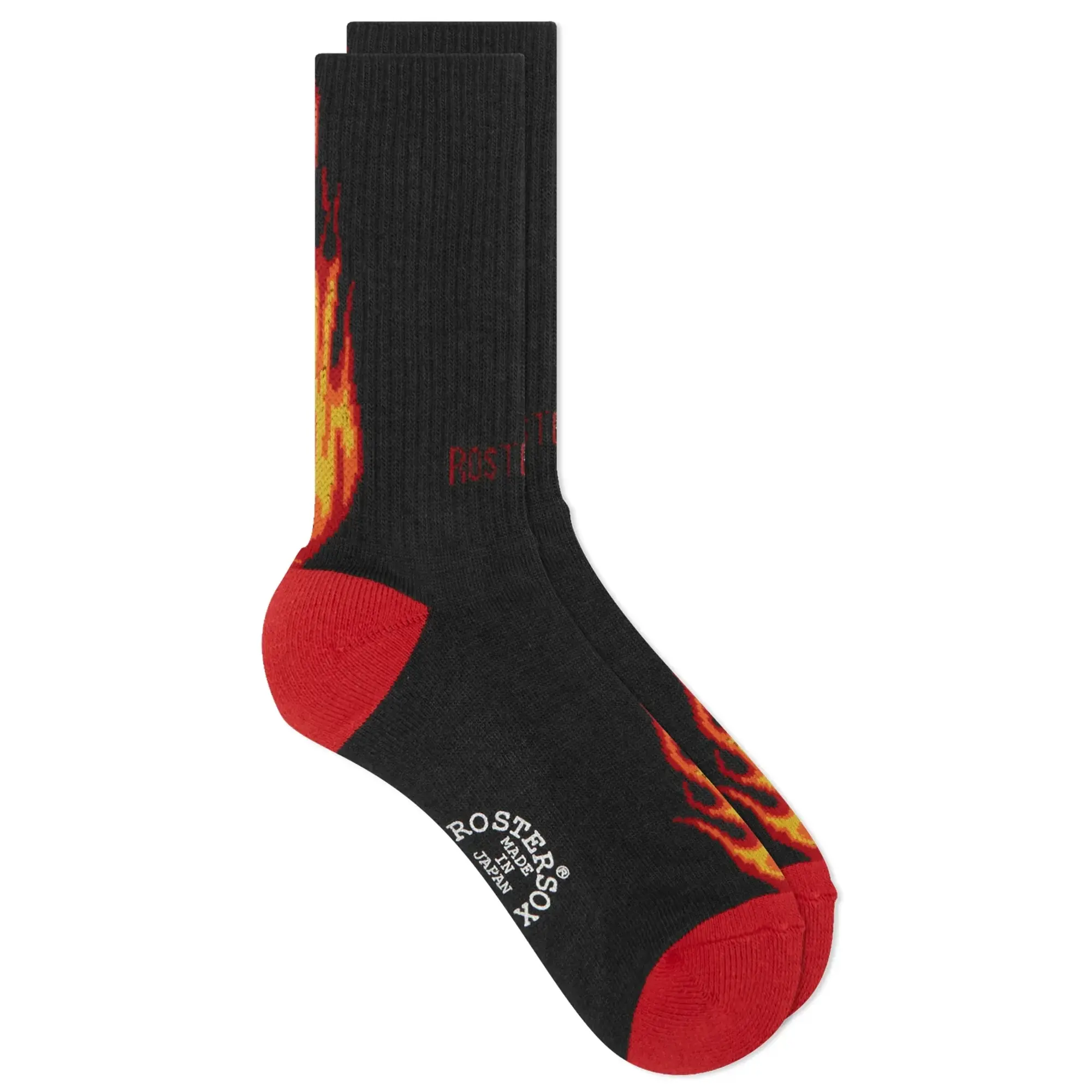 Rostersox Fire Socks Red