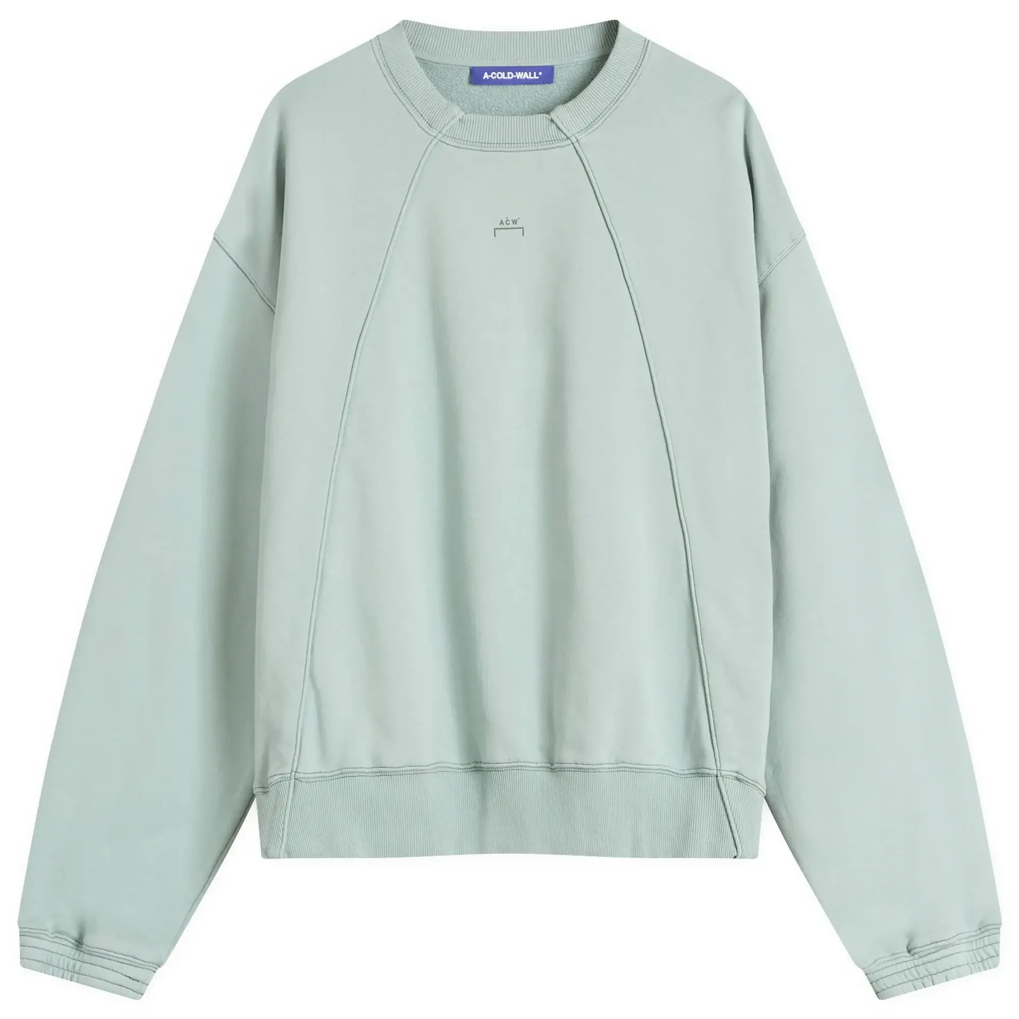 A-COLD-WALL* Men's Millbank Sweatshirt Grey-Green Tourmaline