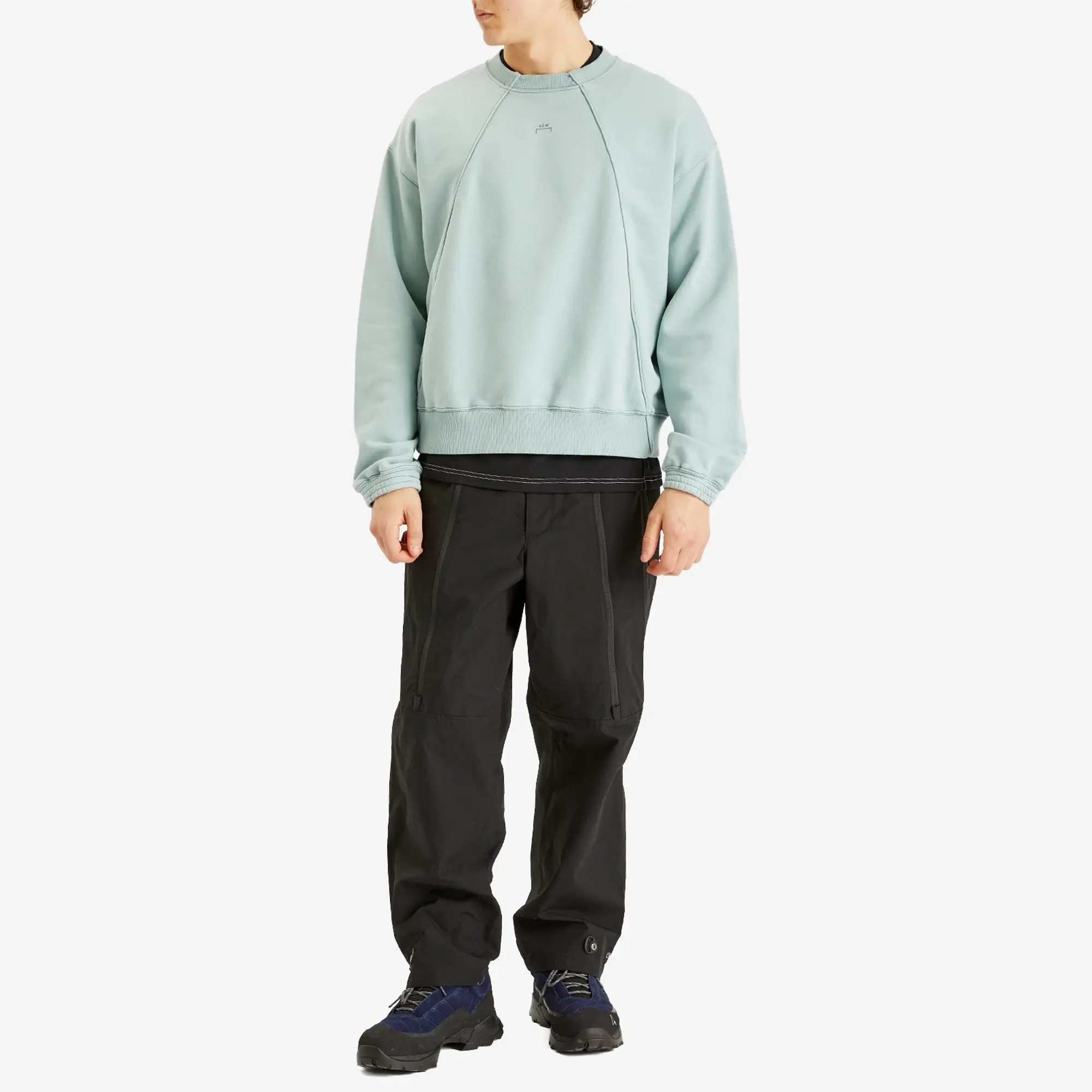 A-COLD-WALL* Men's Millbank Sweatshirt Grey-Green Tourmaline