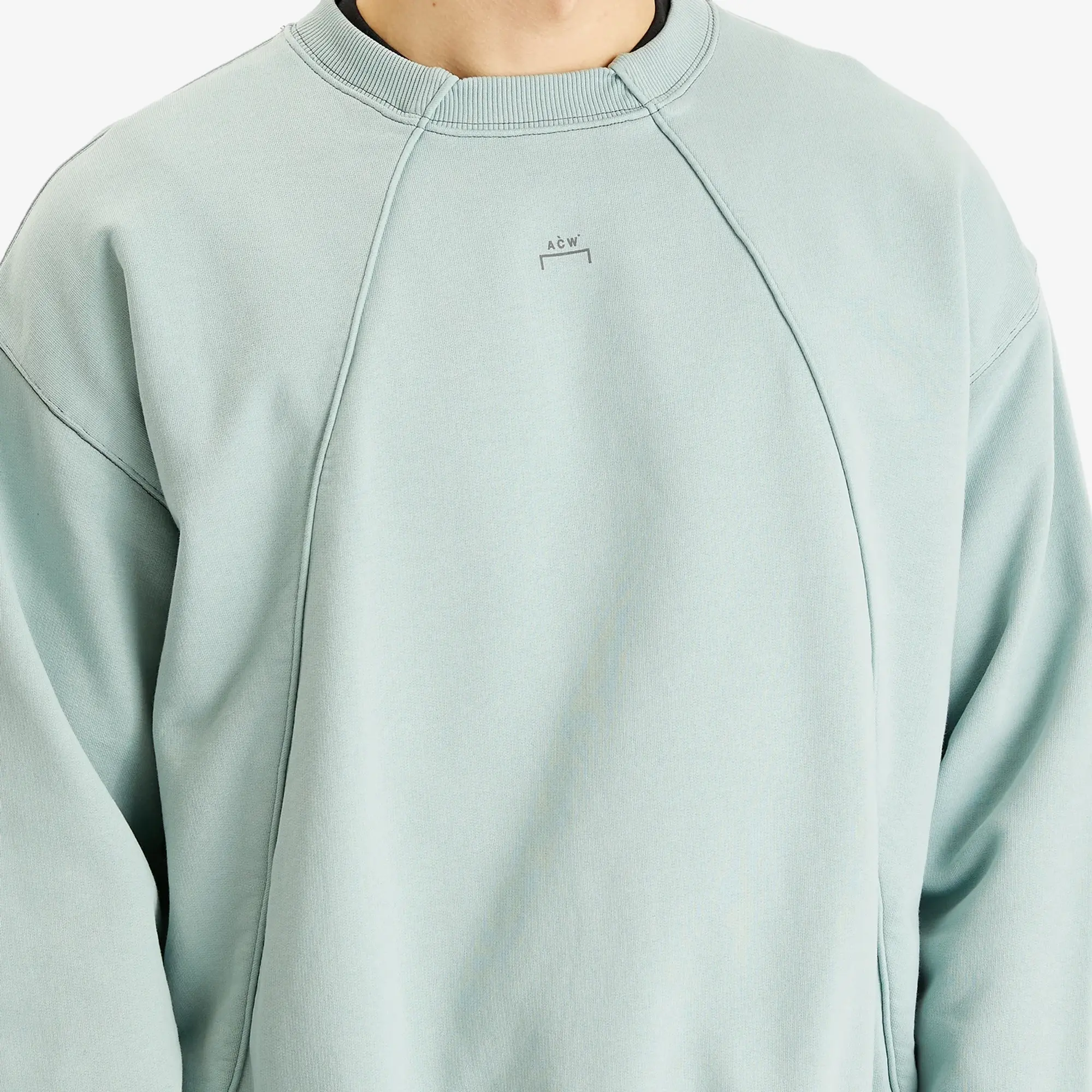 A-COLD-WALL* Men's Millbank Sweatshirt Grey-Green Tourmaline