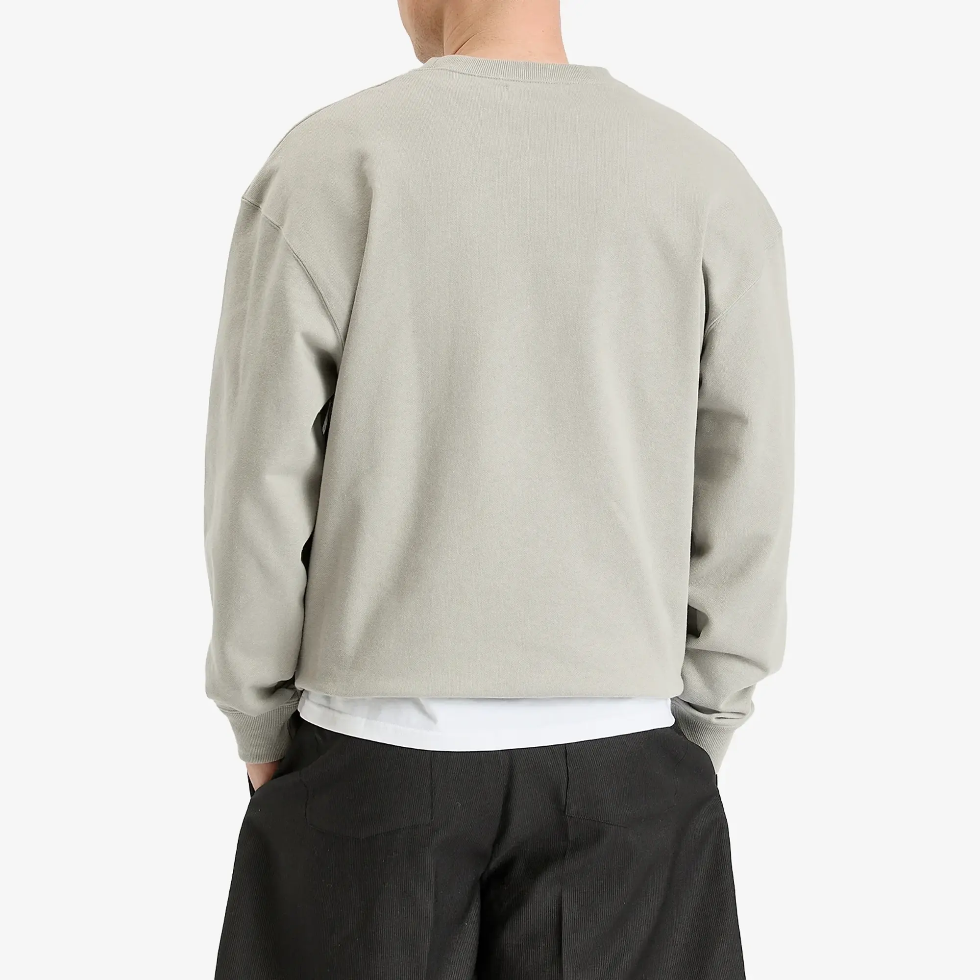 Uniform Experiment Men's Stencil Logo Sweatshirt Light Gray