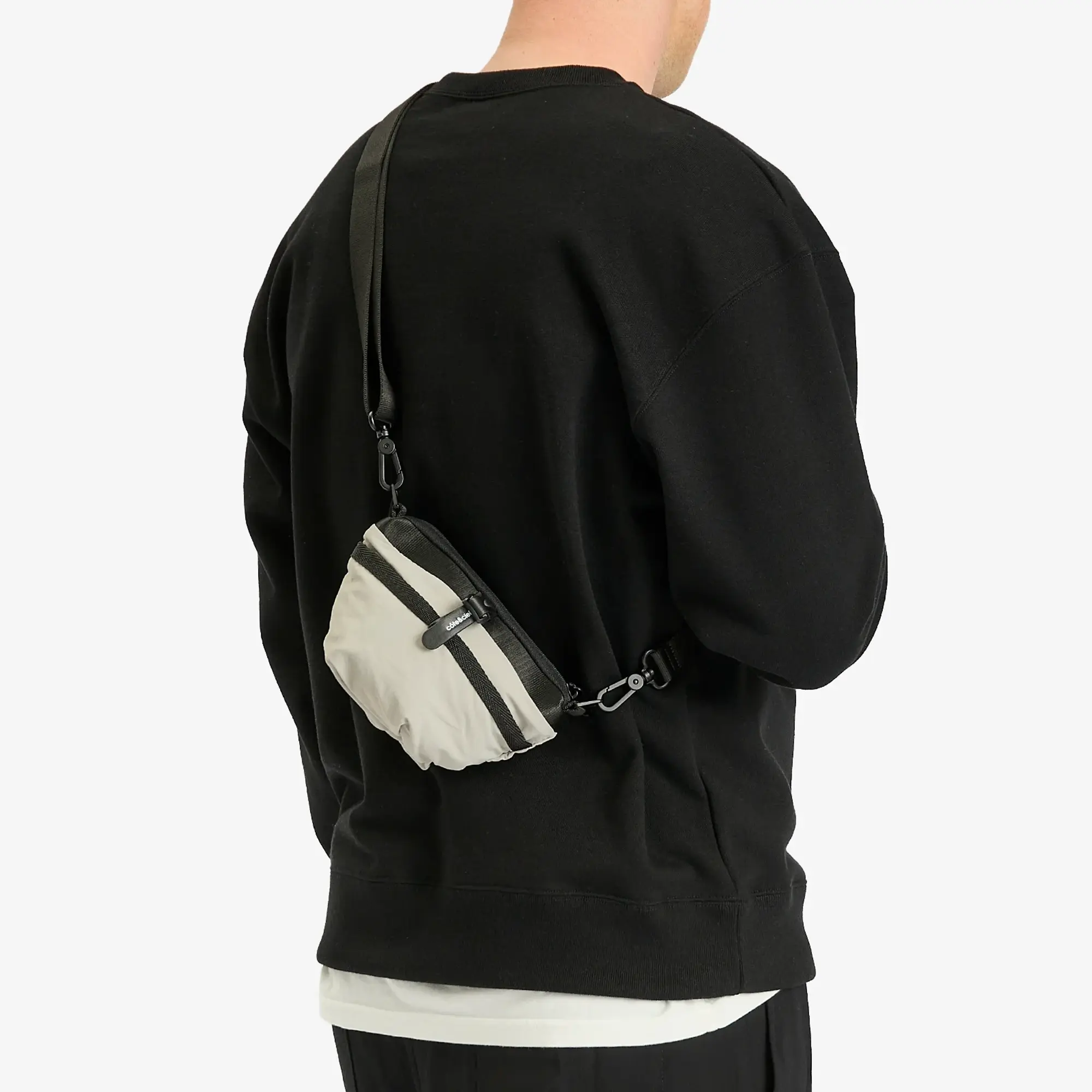 Cote&Ciel Orba Smooth Cross Body Bag Light Grey