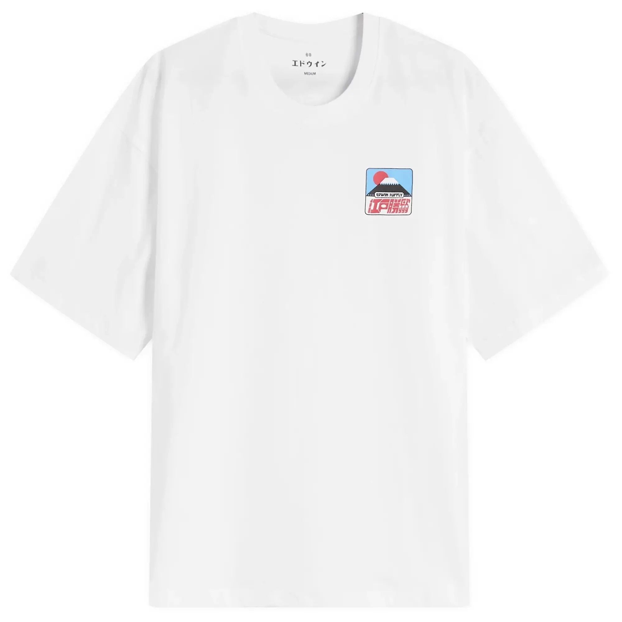 Edwin Men's Sunset On Fuji San T-Shirt White