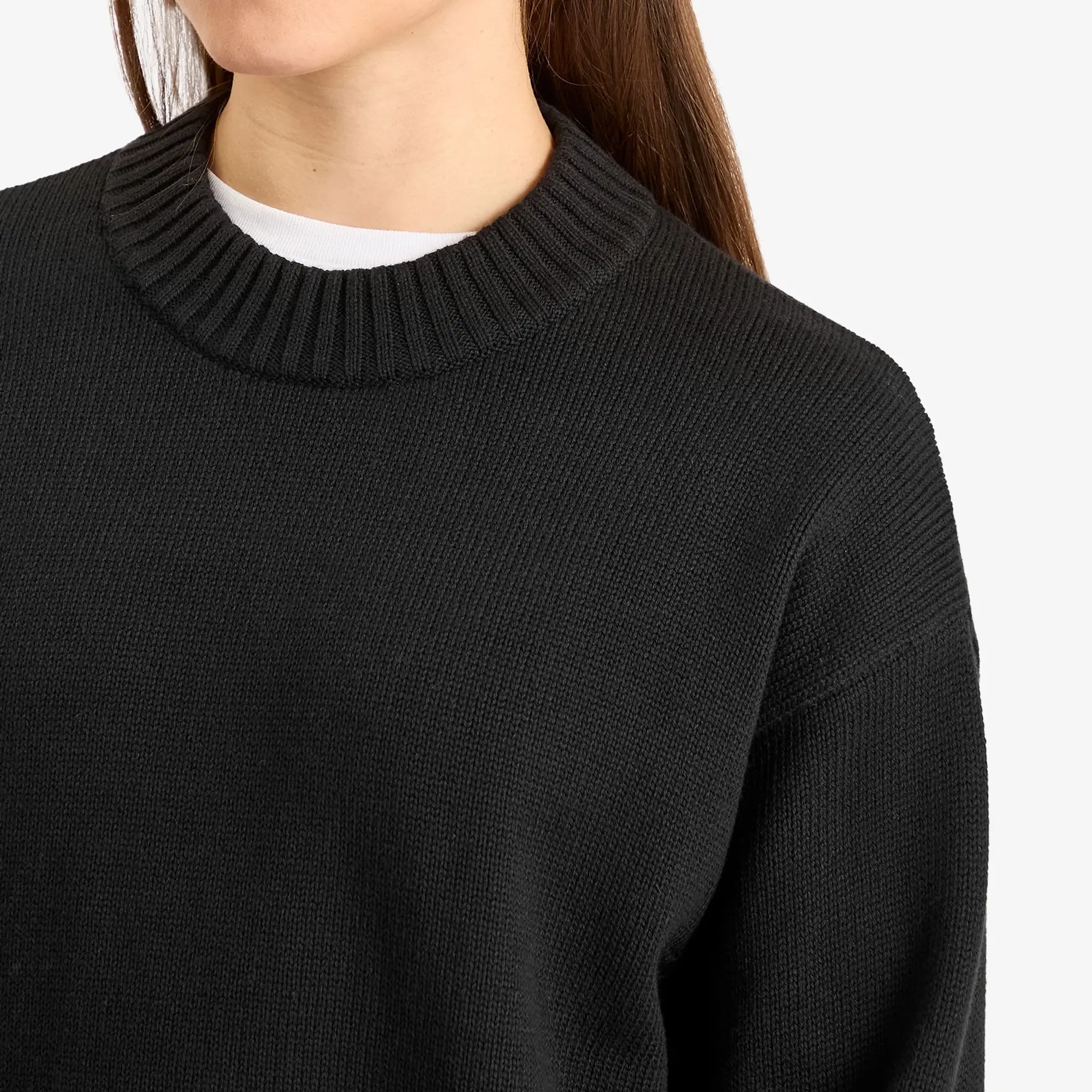 DONNI. Women's Cotton Cashmere Jumper Jet