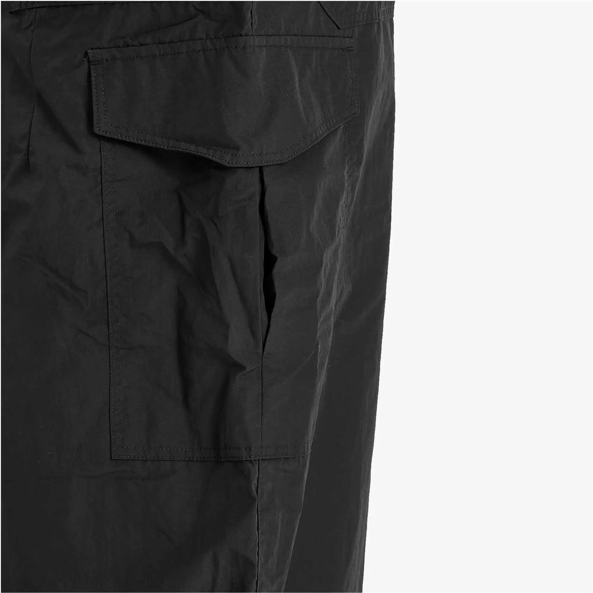 FrizmWORKS Men's Nylon Cargo Balloon Pants Black