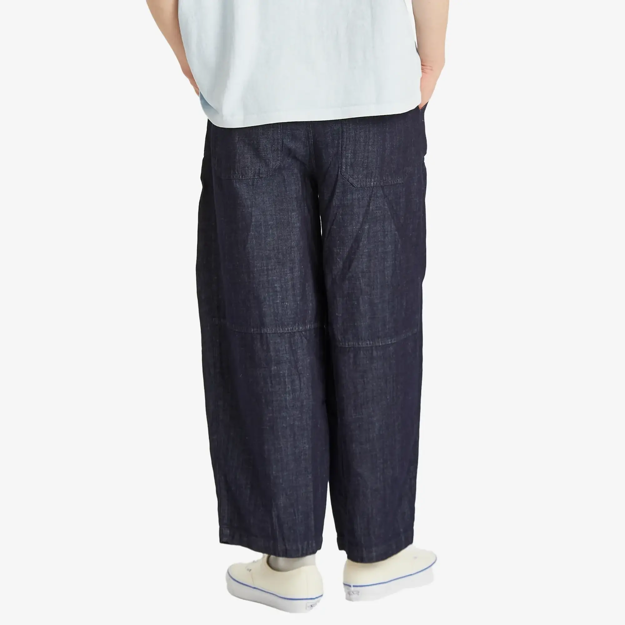 FrizmWORKS Men's Denim Balloon Pants Indigo