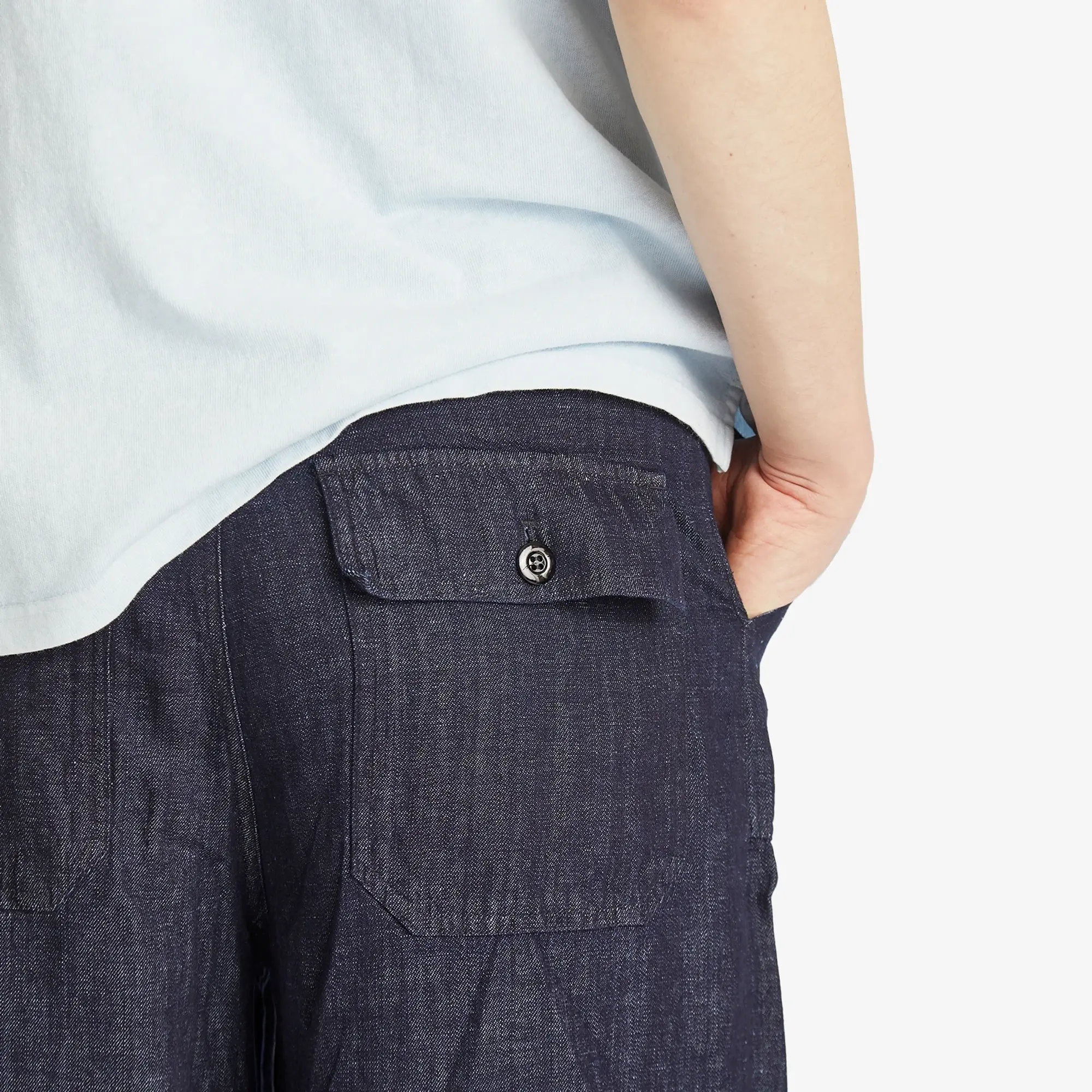 FrizmWORKS Men's Denim Balloon Pants Indigo