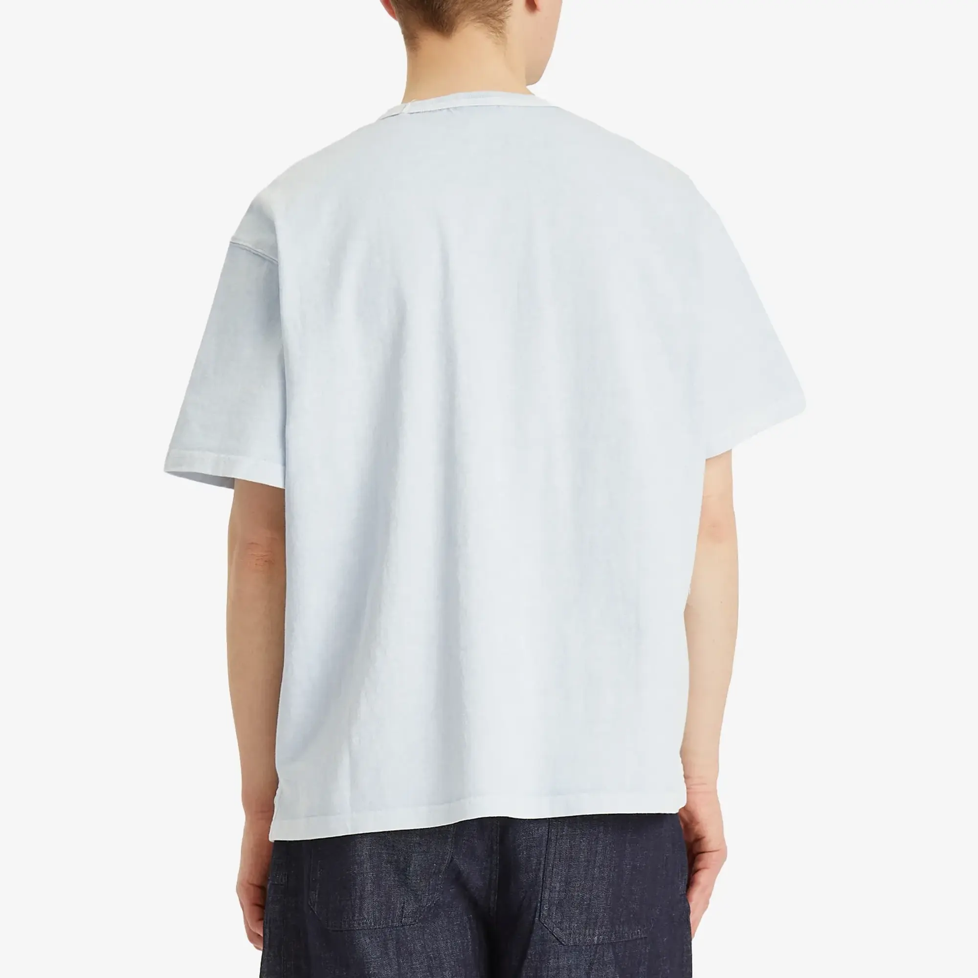 FrizmWORKS Men's Og Pigment Dye T-Shirt Ice
