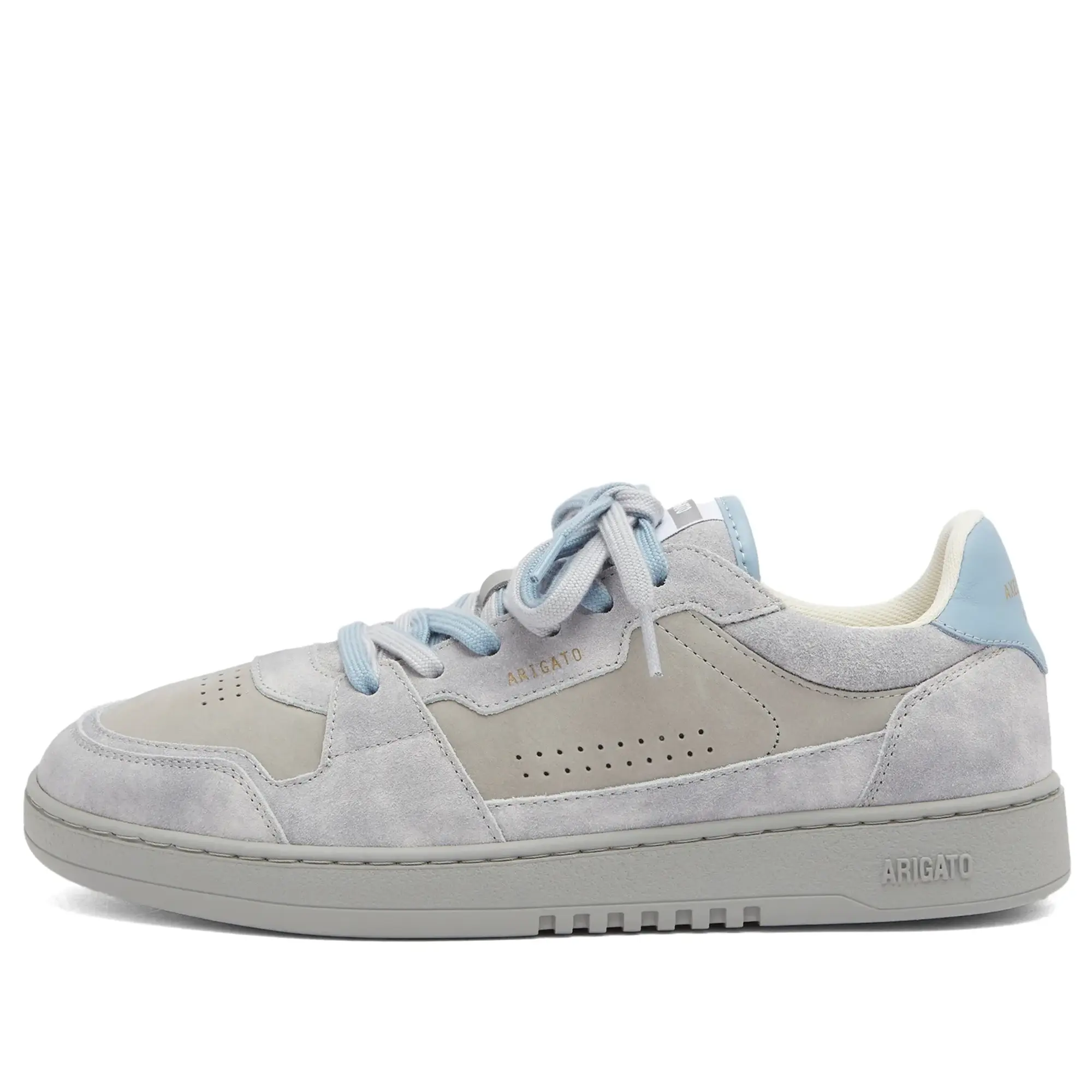 Axel Arigato Men's Dice Lo Double Lace Sneaker Grey/Light Blue