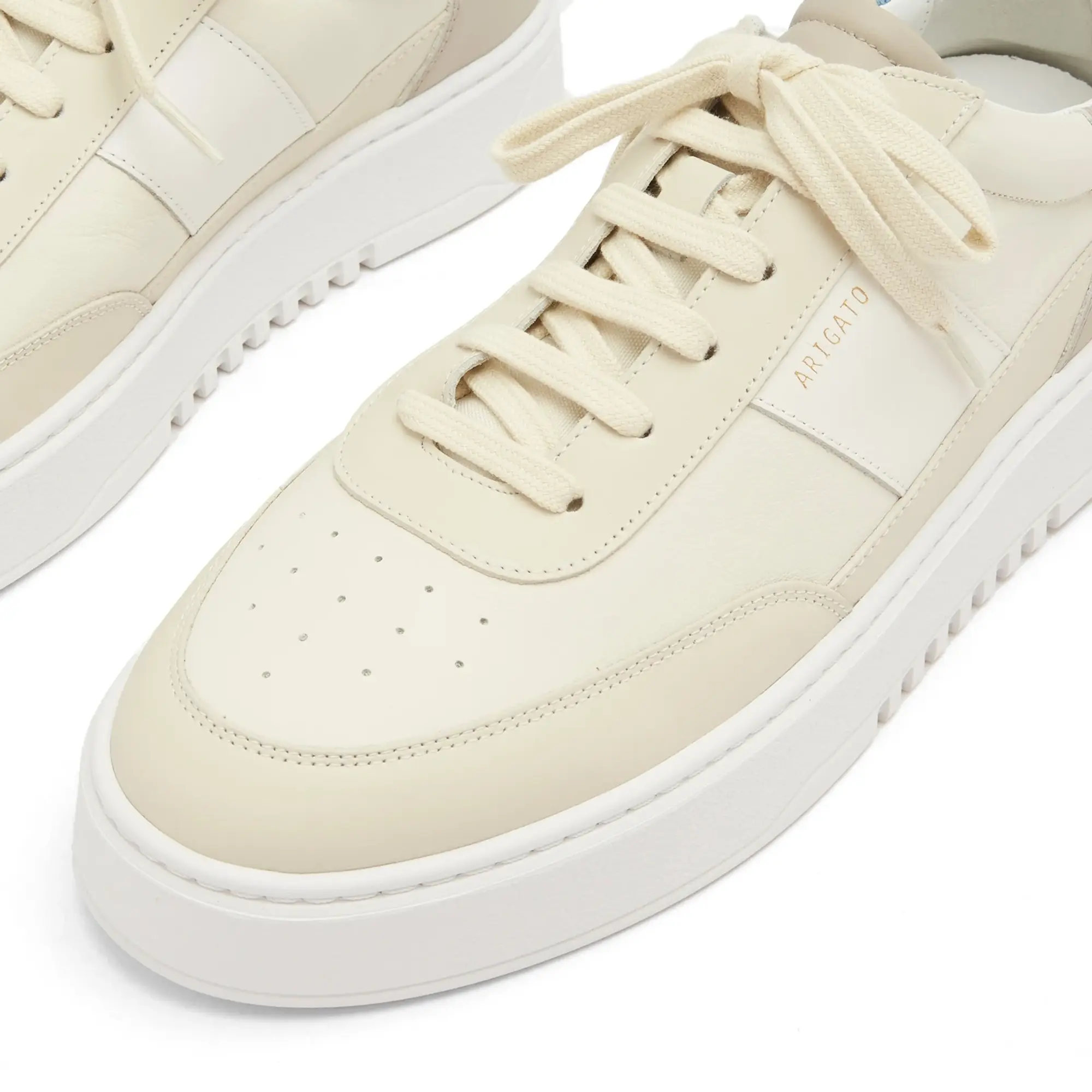 Axel Arigato Men's Orbit Vintage Sneaker Beige/Light Blue