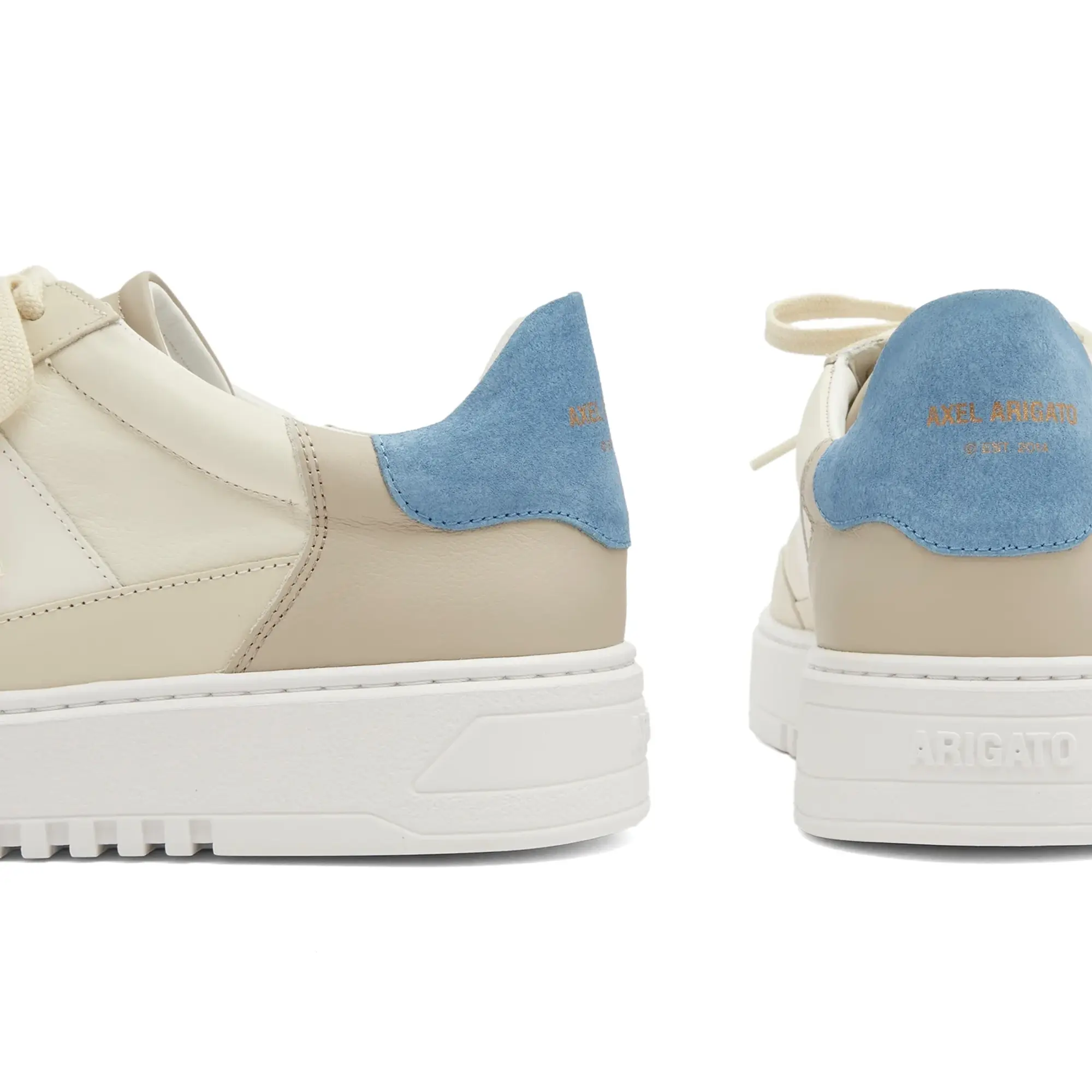Axel Arigato Men's Orbit Vintage Sneaker Beige/Light Blue