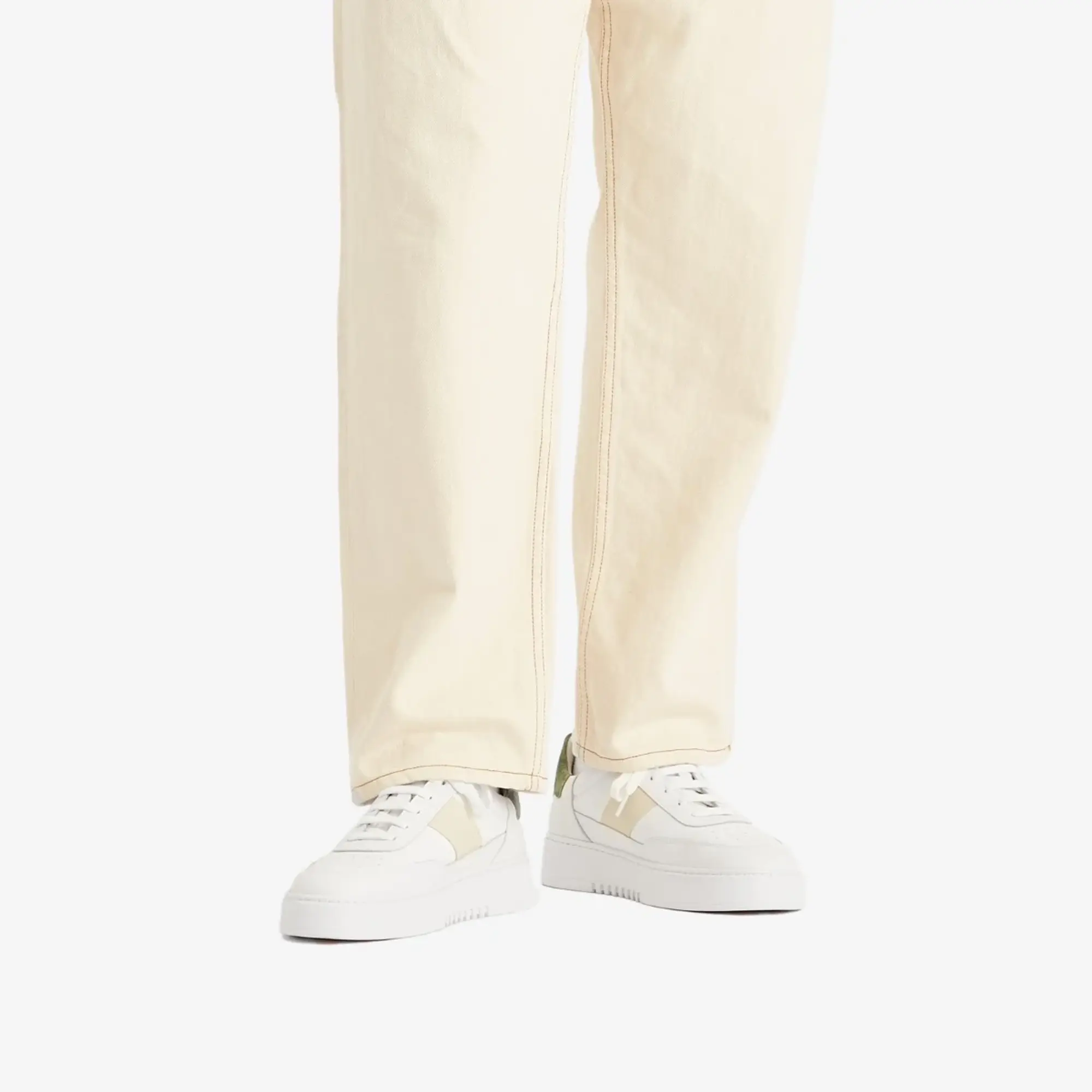 Axel Arigato Men's Orbit Vintage Sneaker White/Light Green