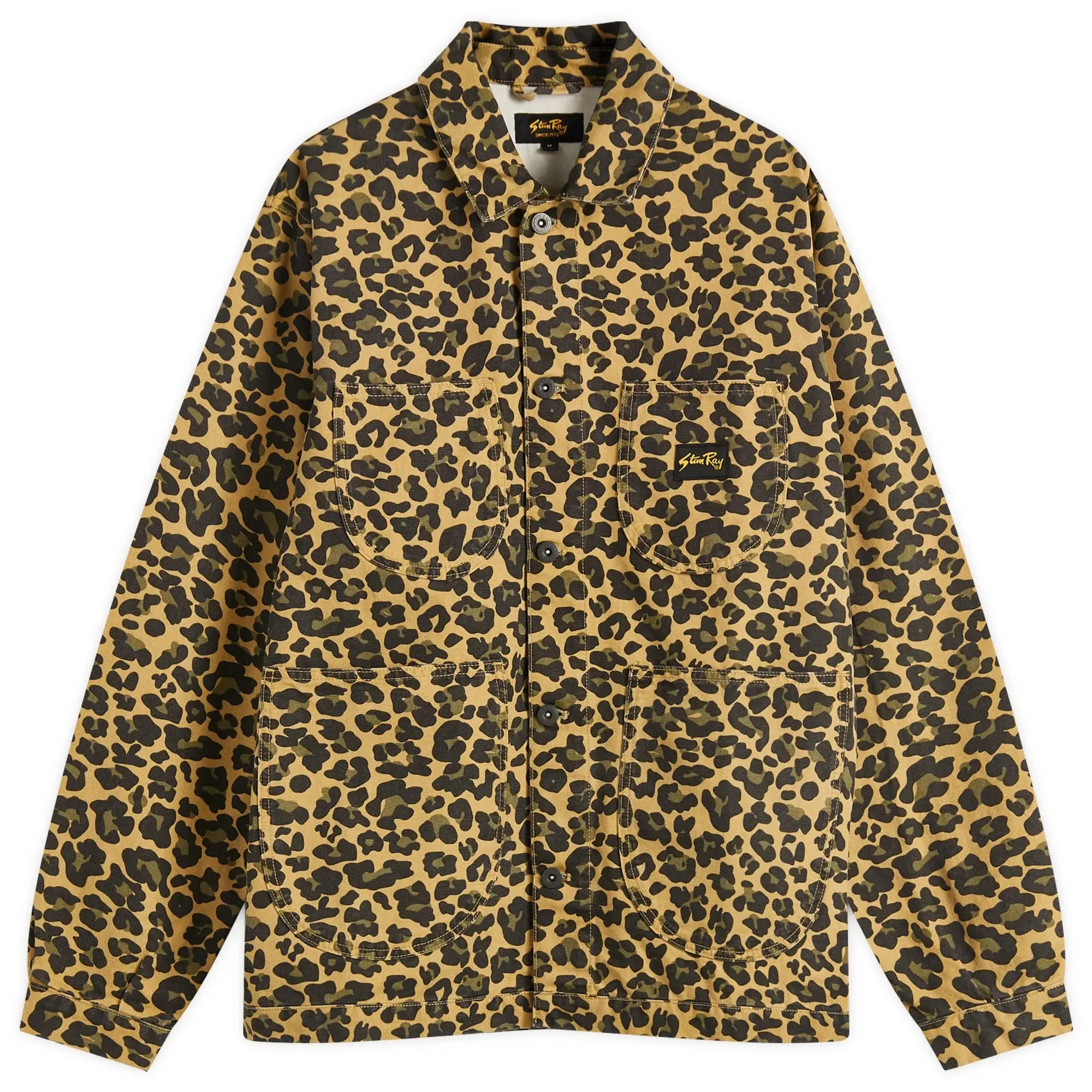 Stan Ray Men's Coverall Jacket Leopard Camo