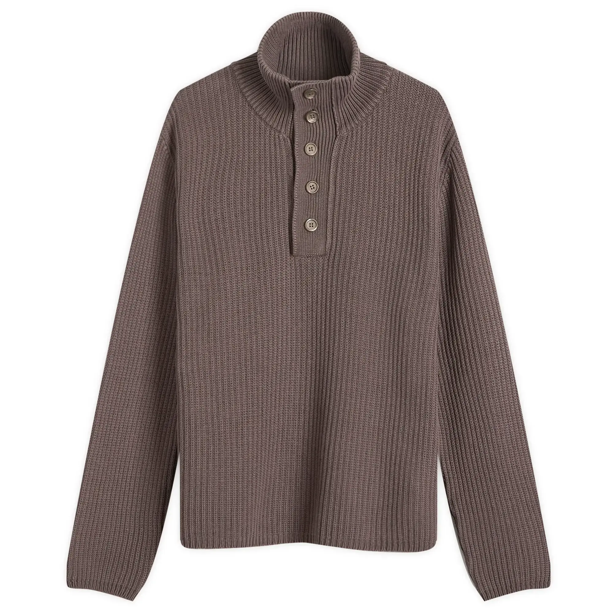 Our Legacy Men's Navigator Polo Wet Bark Dry Cotton