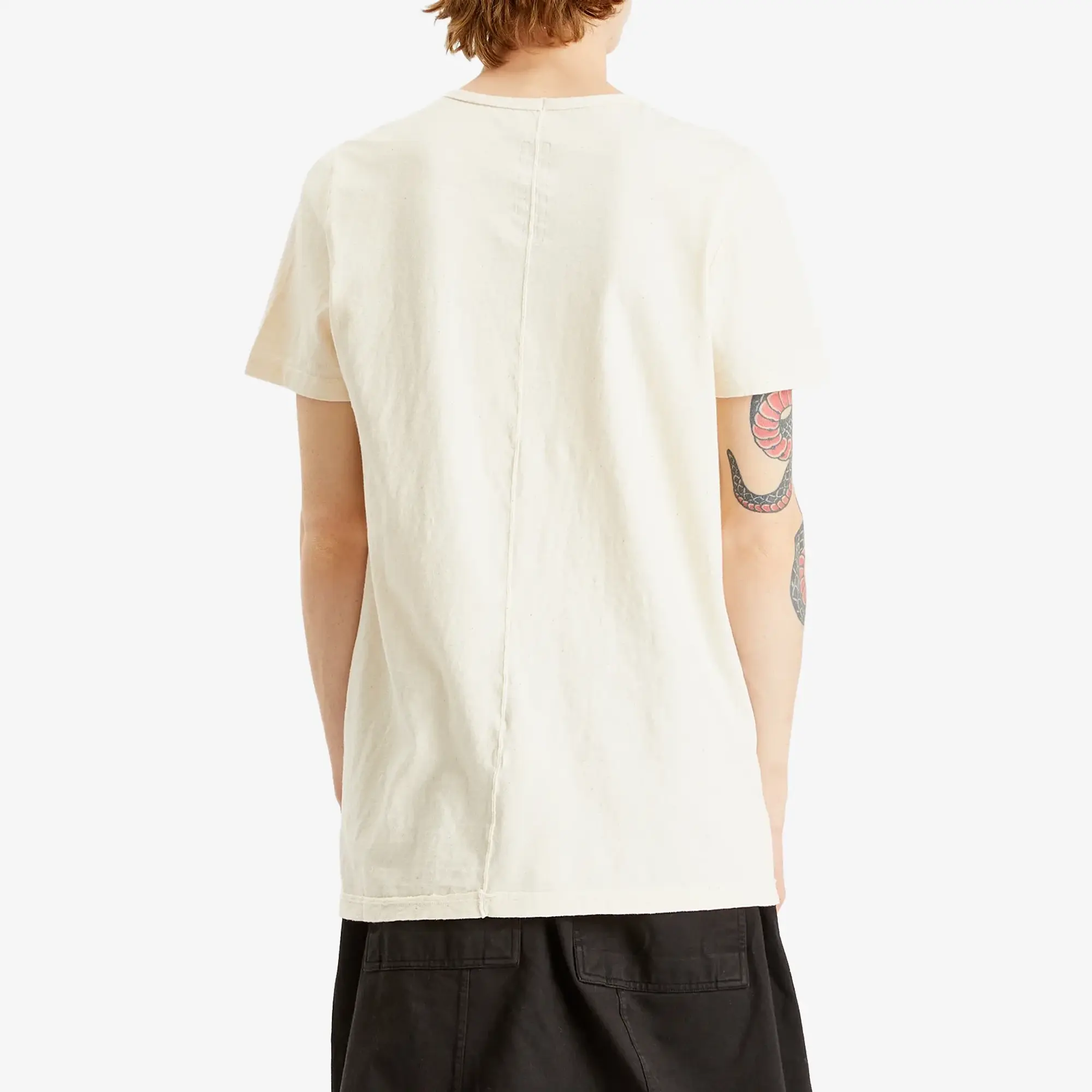 Rick Owens DRKSHDW Men's Level T-Shirt Natural/Milk
