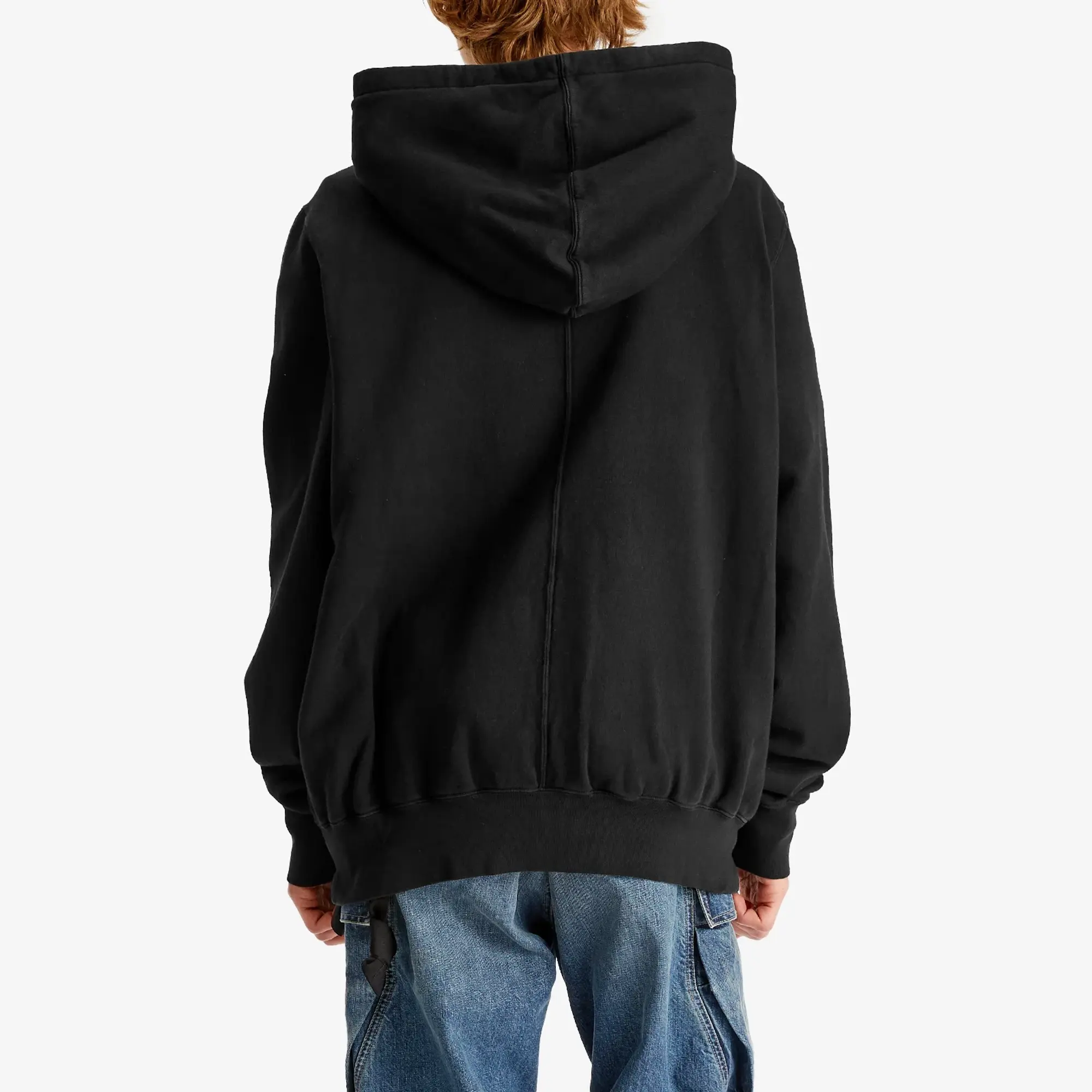 Rick Owens DRKSHDW Men's Oversized Hoodie Black/Milk