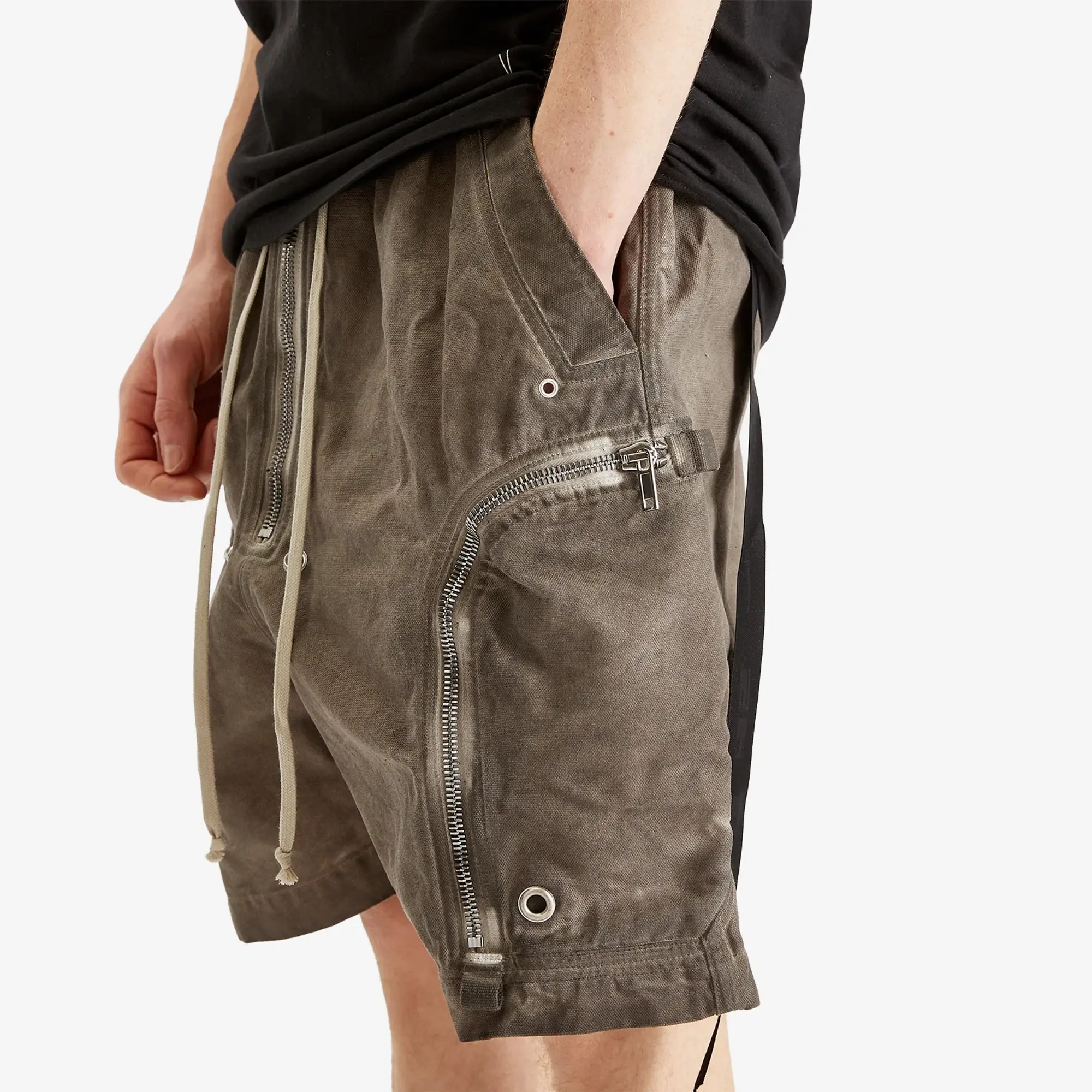 Rick Owens DRKSHDW Men's Bauhaus Shorts Dust