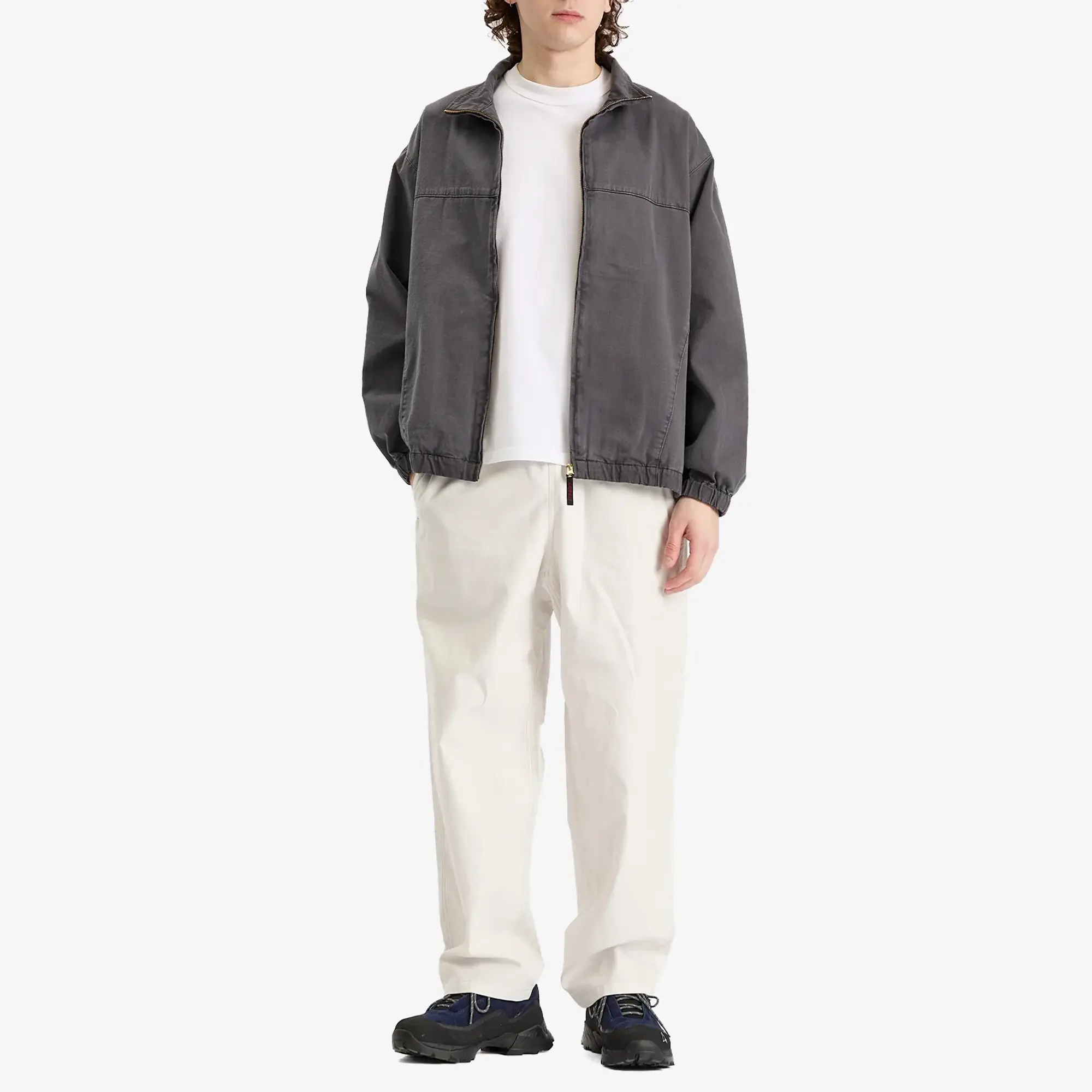 Gramicci Men's Twill-Around Jacket Fossil Grey Pigment