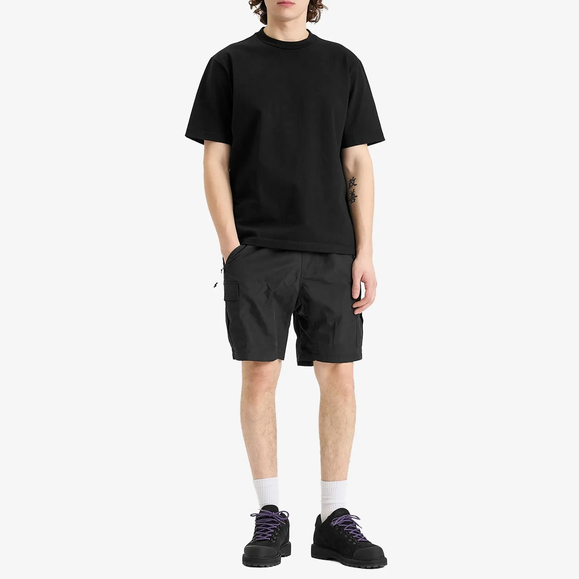 Gramicci Men's Nylon Explorer Cargo Short Black