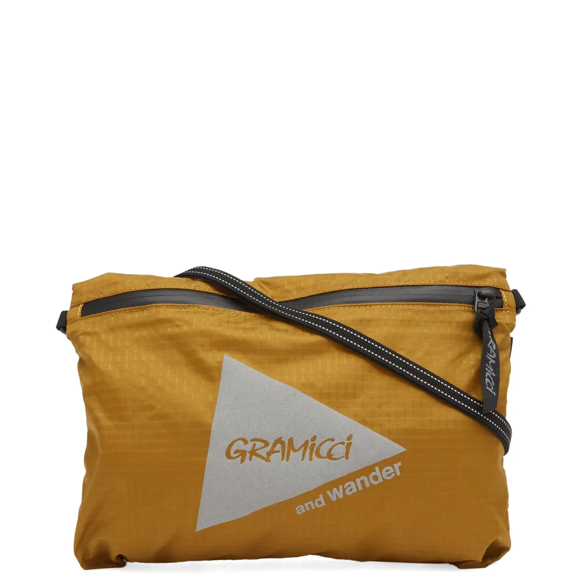 Gramicci Men's x and wander Nylon Sacoche Beige
