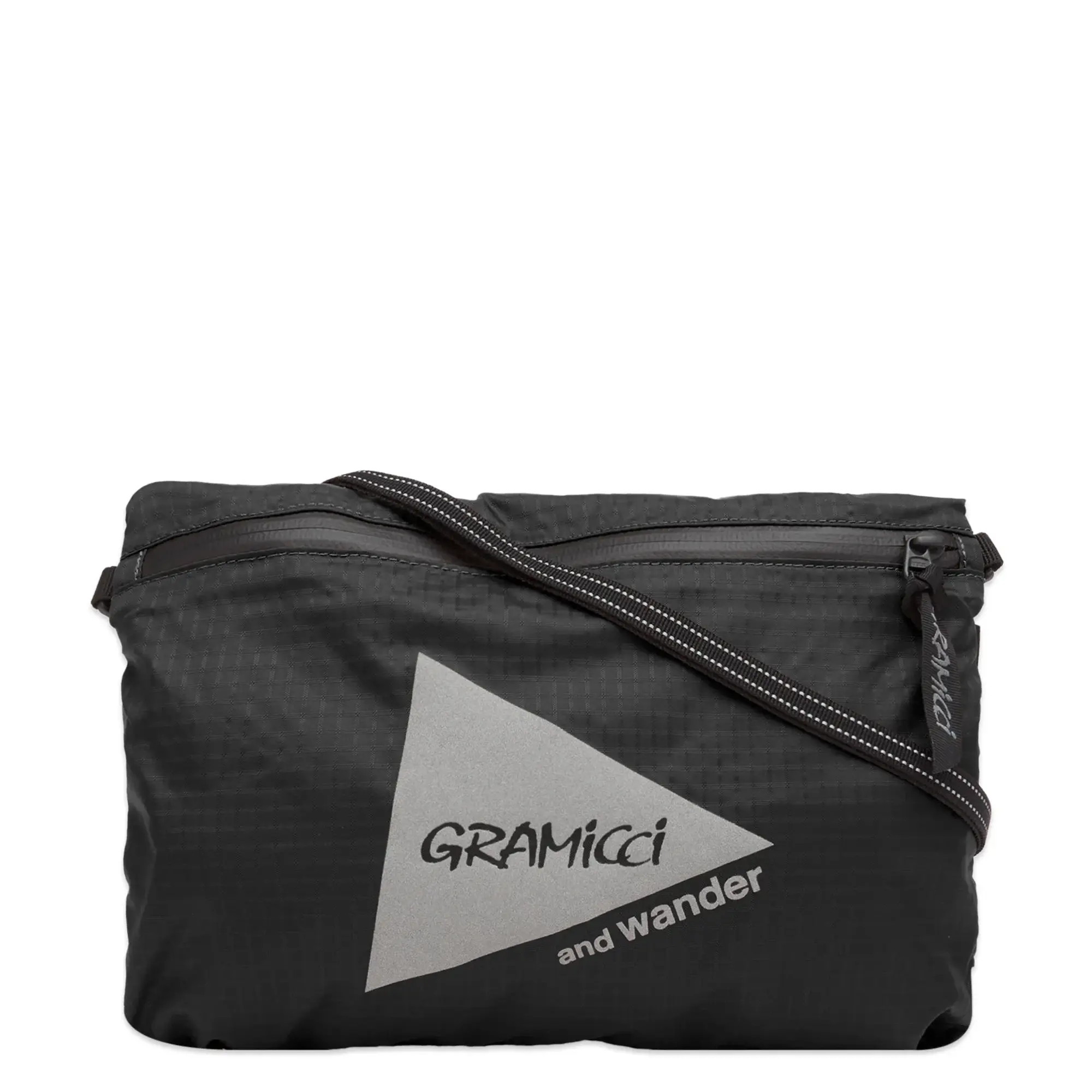 Gramicci Men's x and wander Nylon Sacoche Black