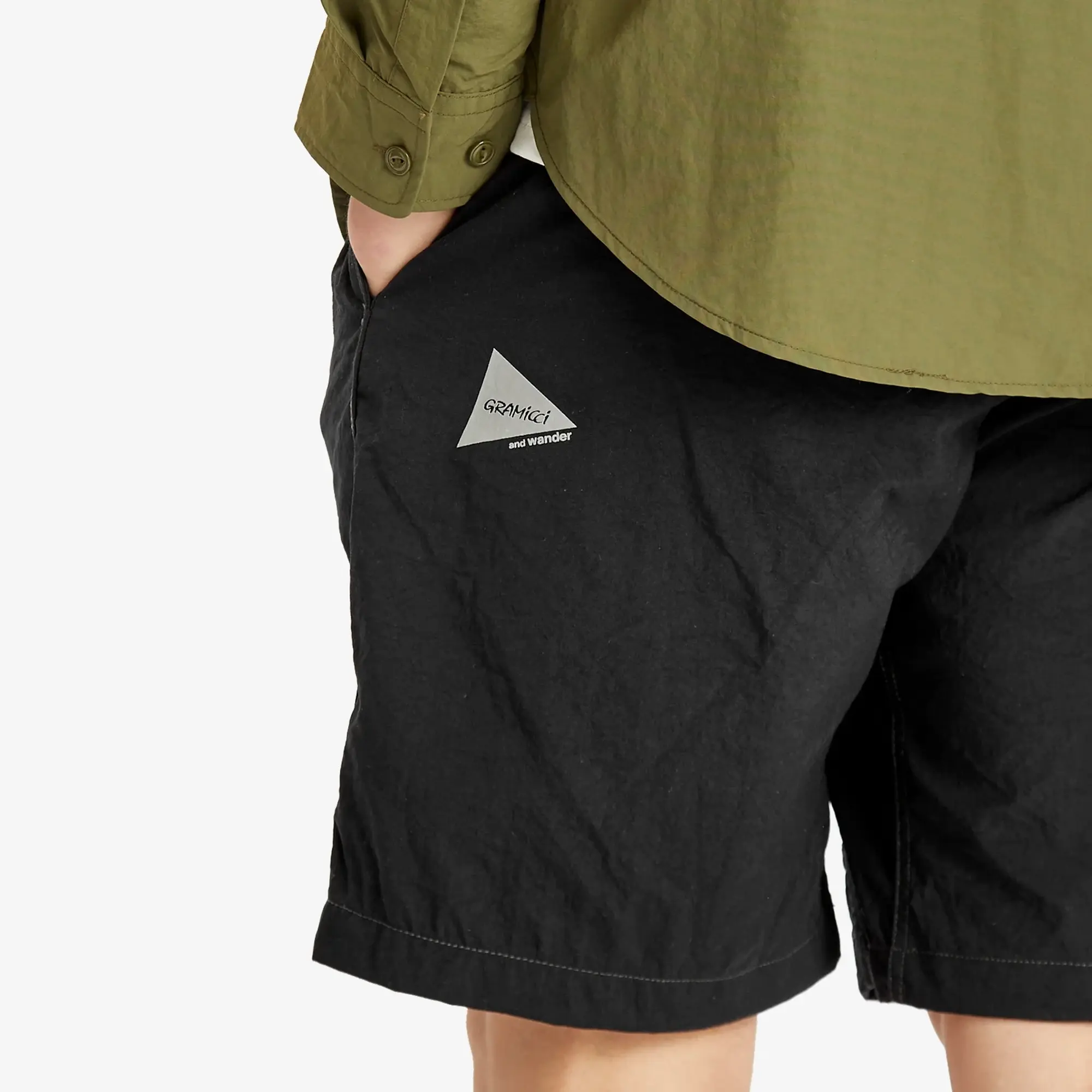 Gramicci Men's x and wander Nylon G-Short Black