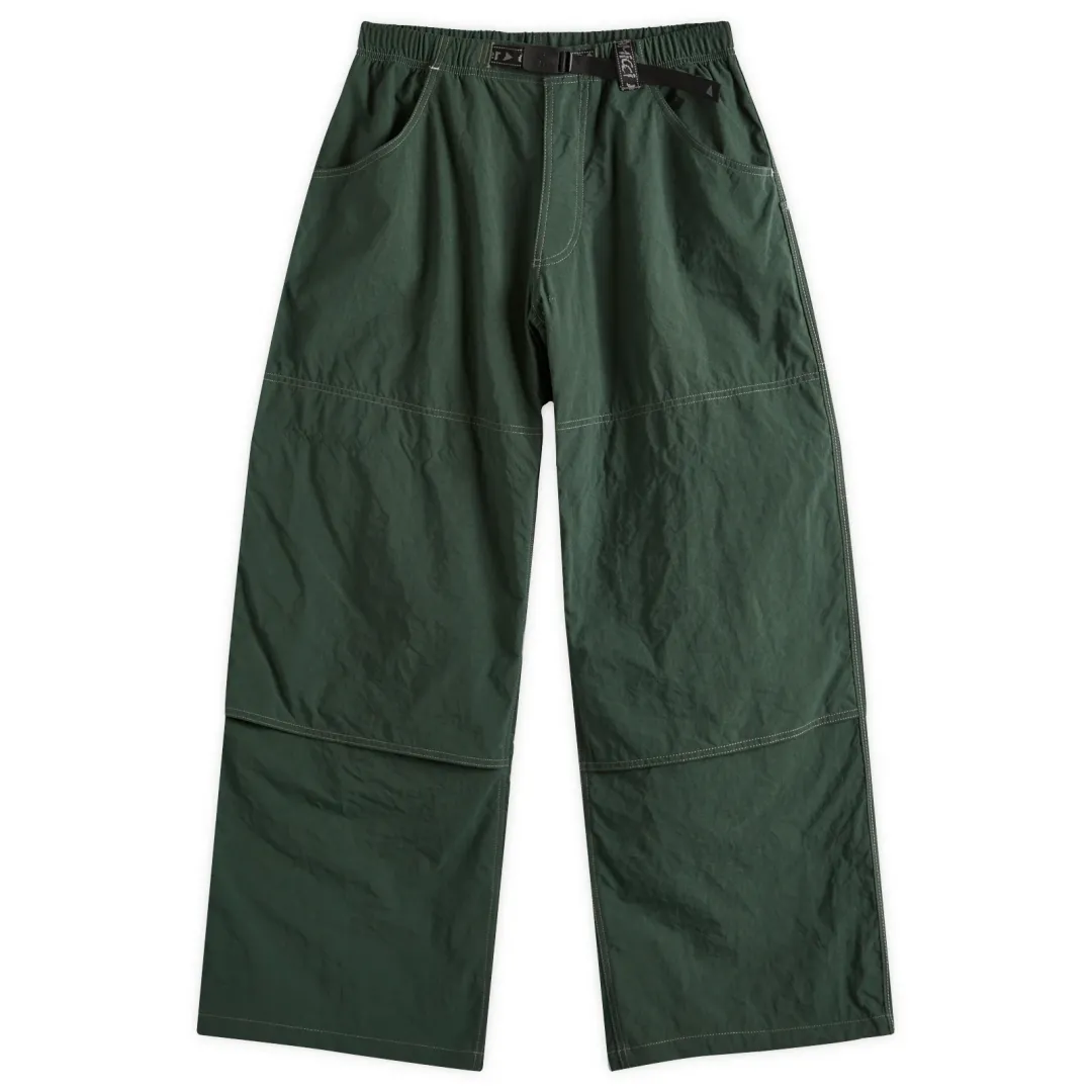 Gramicci Men's x and wander Nylon Double Knee Pant Green | GUP5
