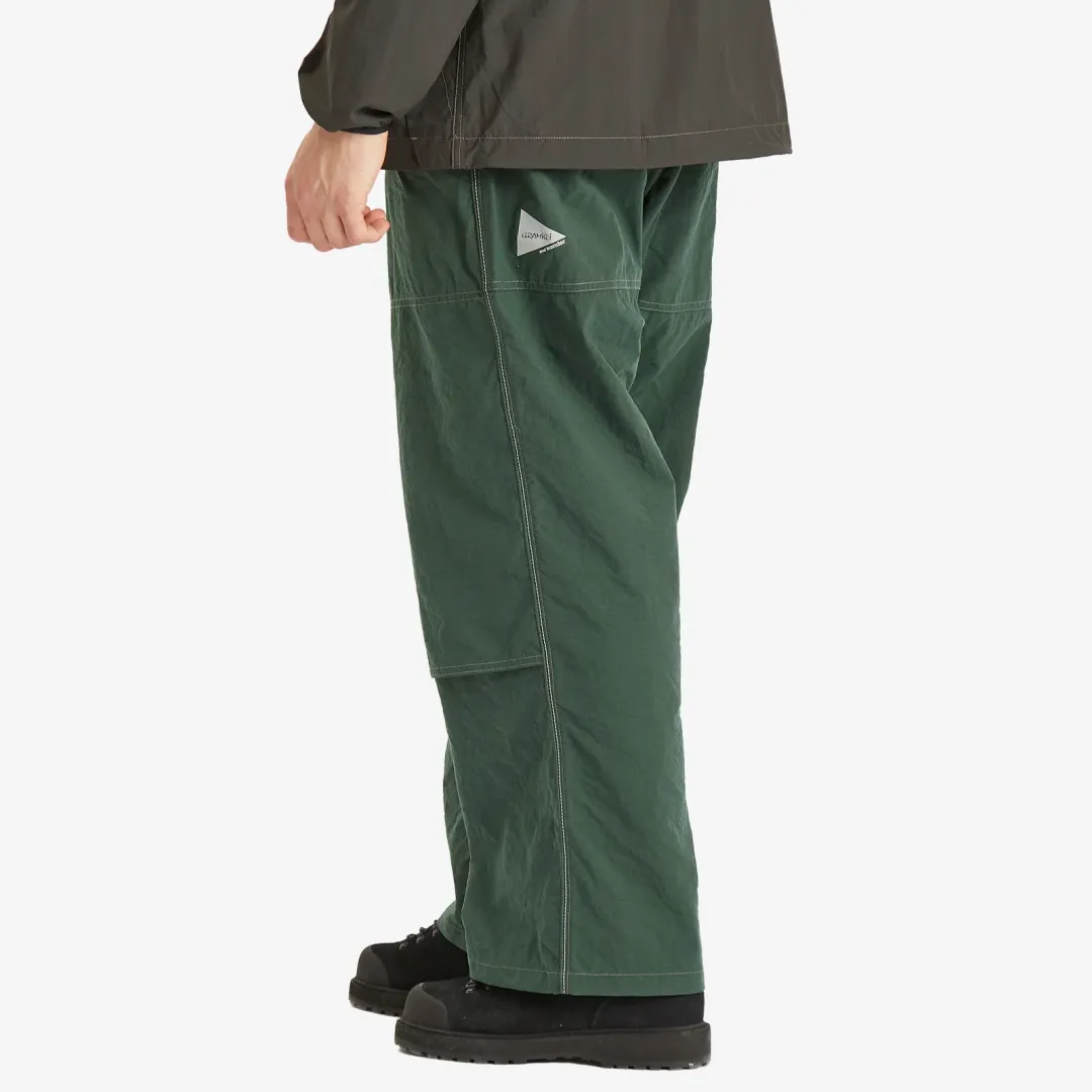 Gramicci Men's x and wander Nylon Double Knee Pant Green | GUP5