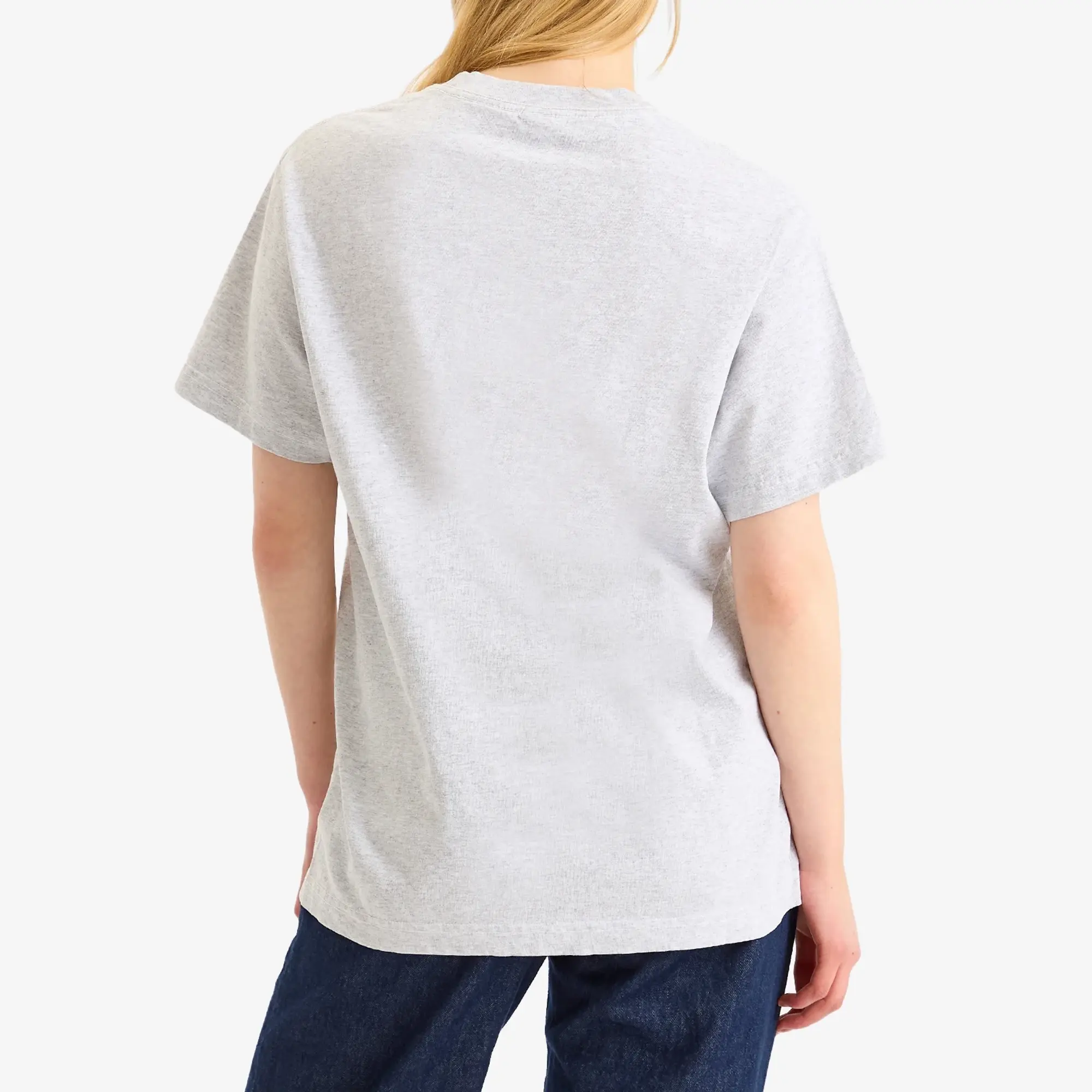 Sporty & Rich Women's Vasity Crest T-Shirt Heather Grey