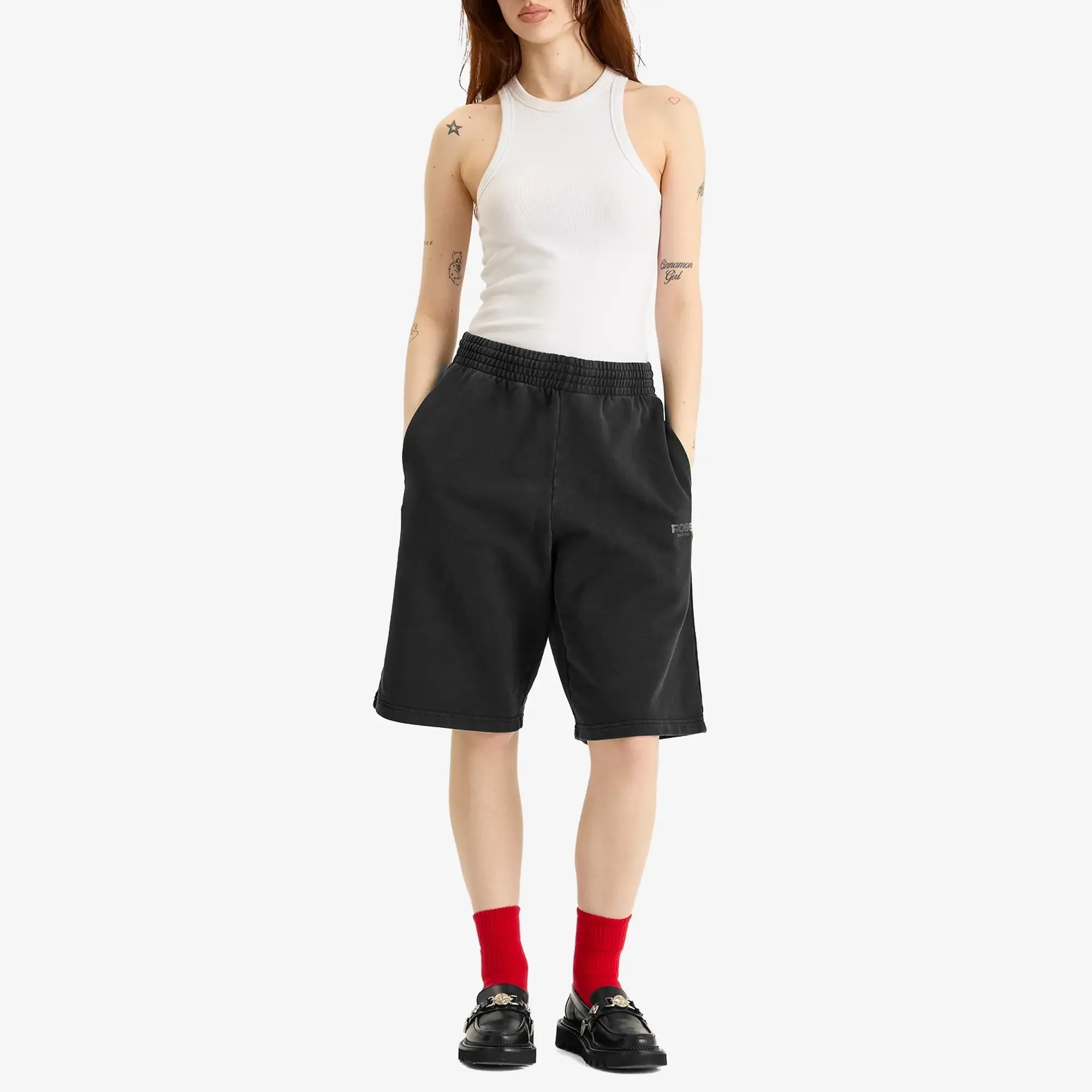 Martine Rose Women's Casual Shorts Black Washed