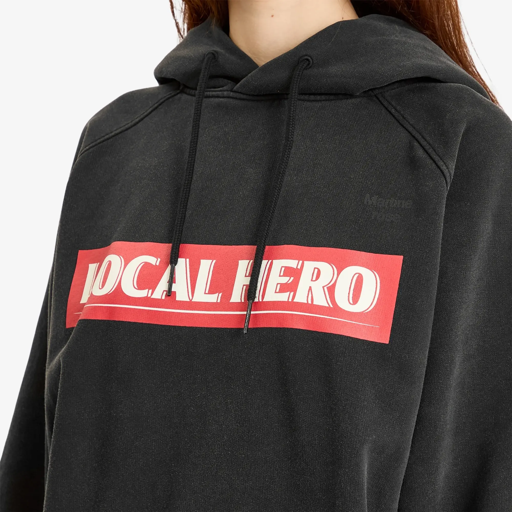 Martine Rose Women's Local Hero Hoodie Black Washed