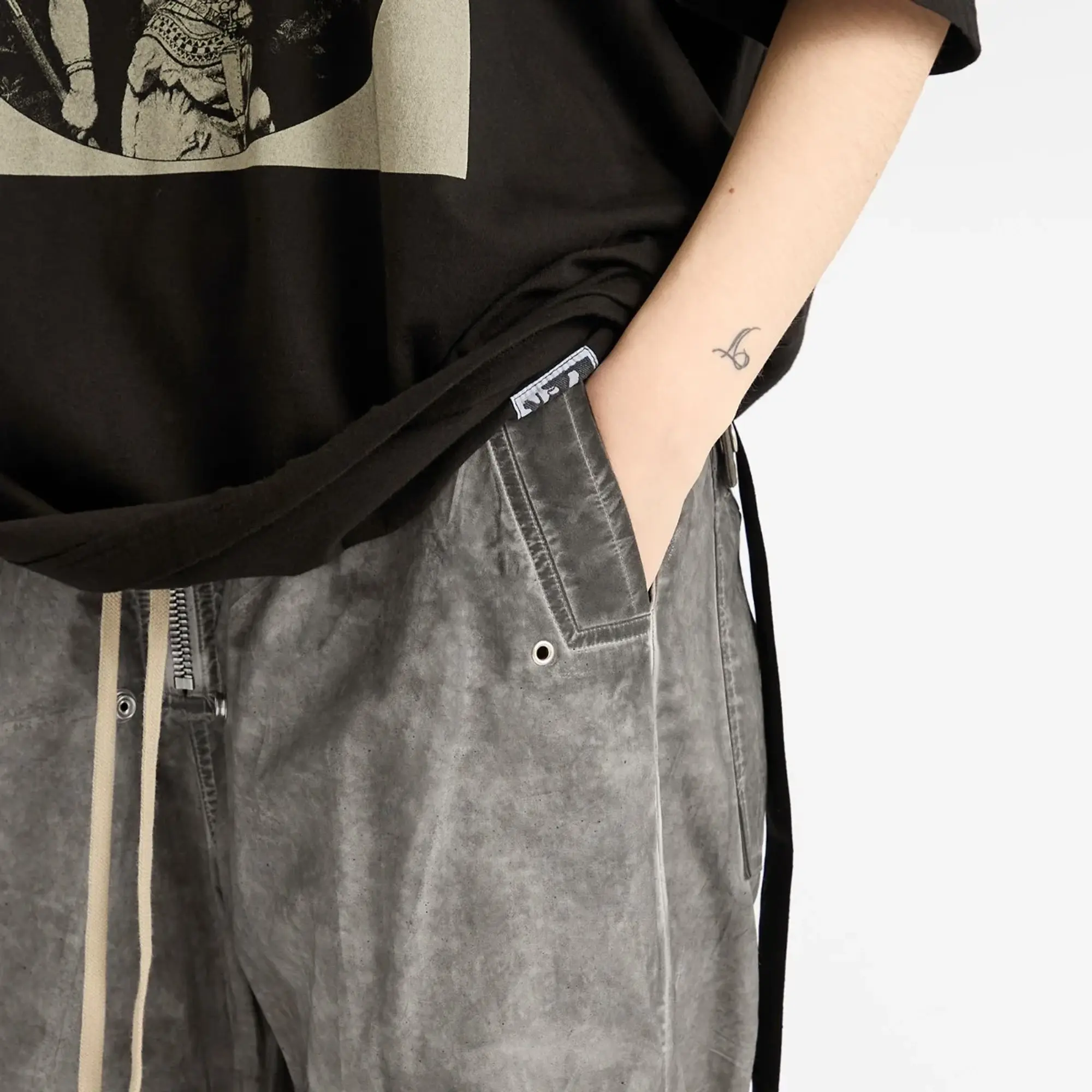 Rick Owens DRKSHDW Women's Geth Belas Trousers Darkdust