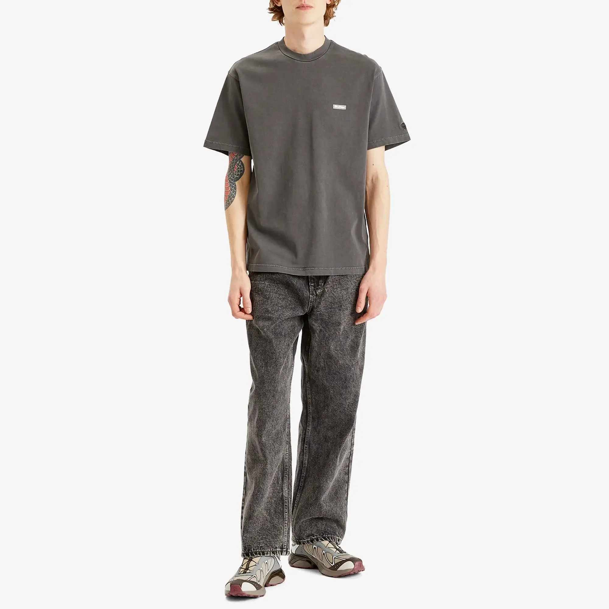Butter Goods Men's Basic T-Shirt Washed Black