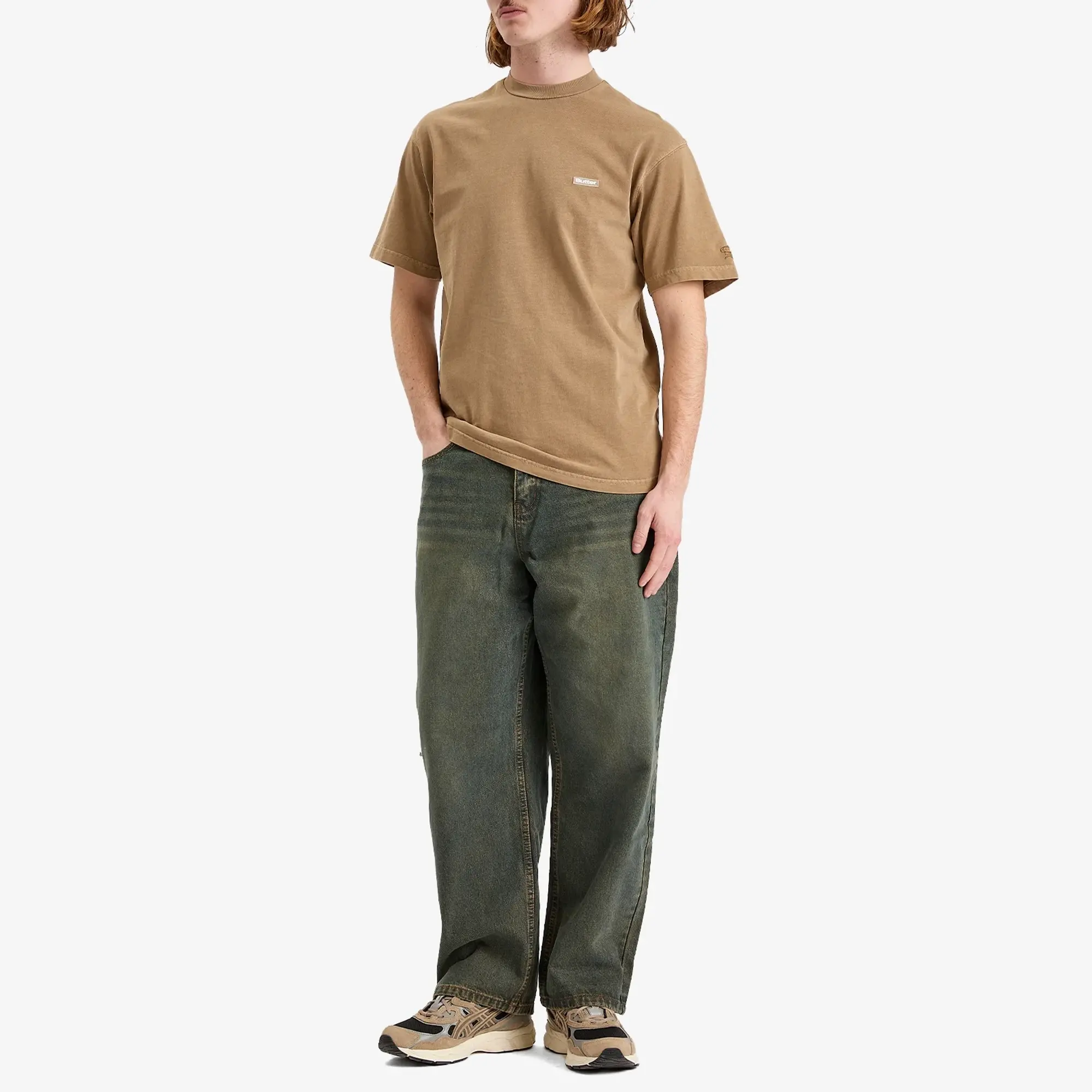 Butter Goods Men's Basic T-Shirt Washed Tan
