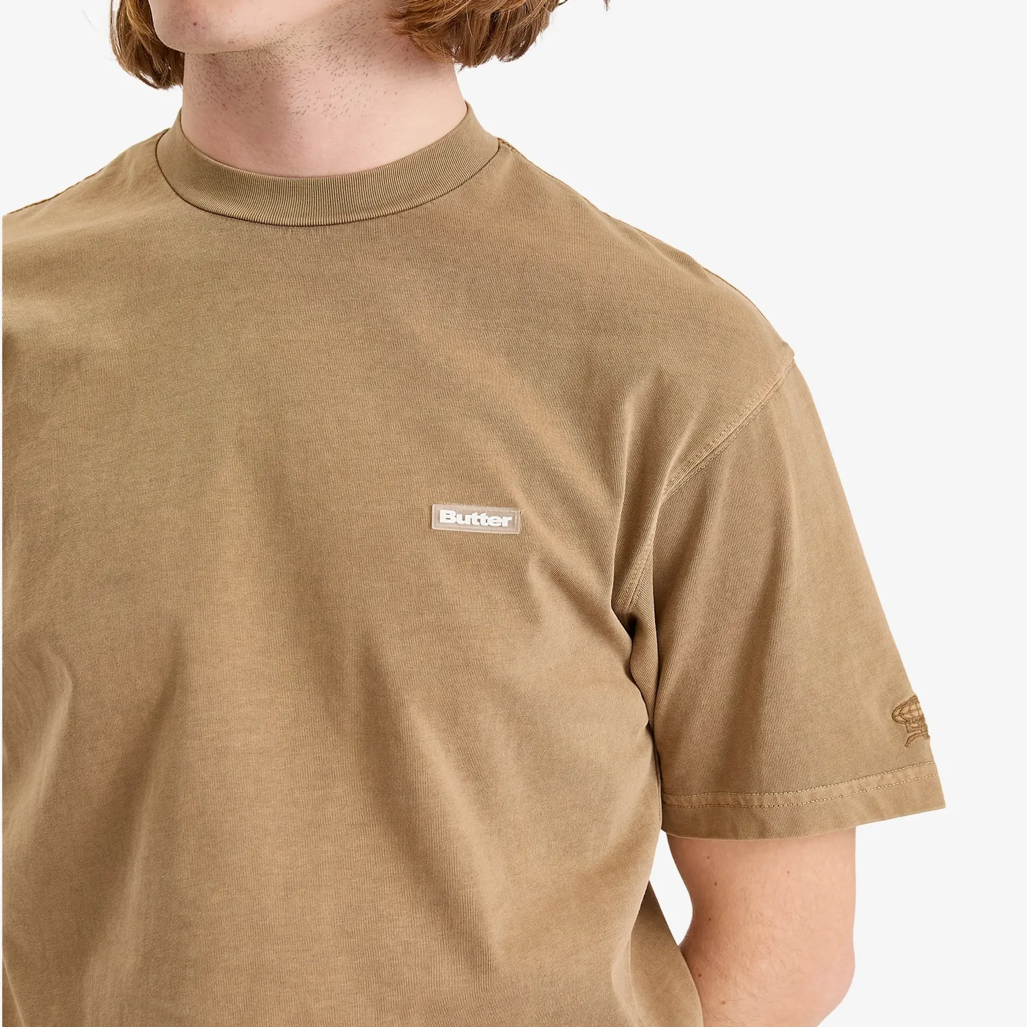 Butter Goods Men's Basic T-Shirt Washed Tan