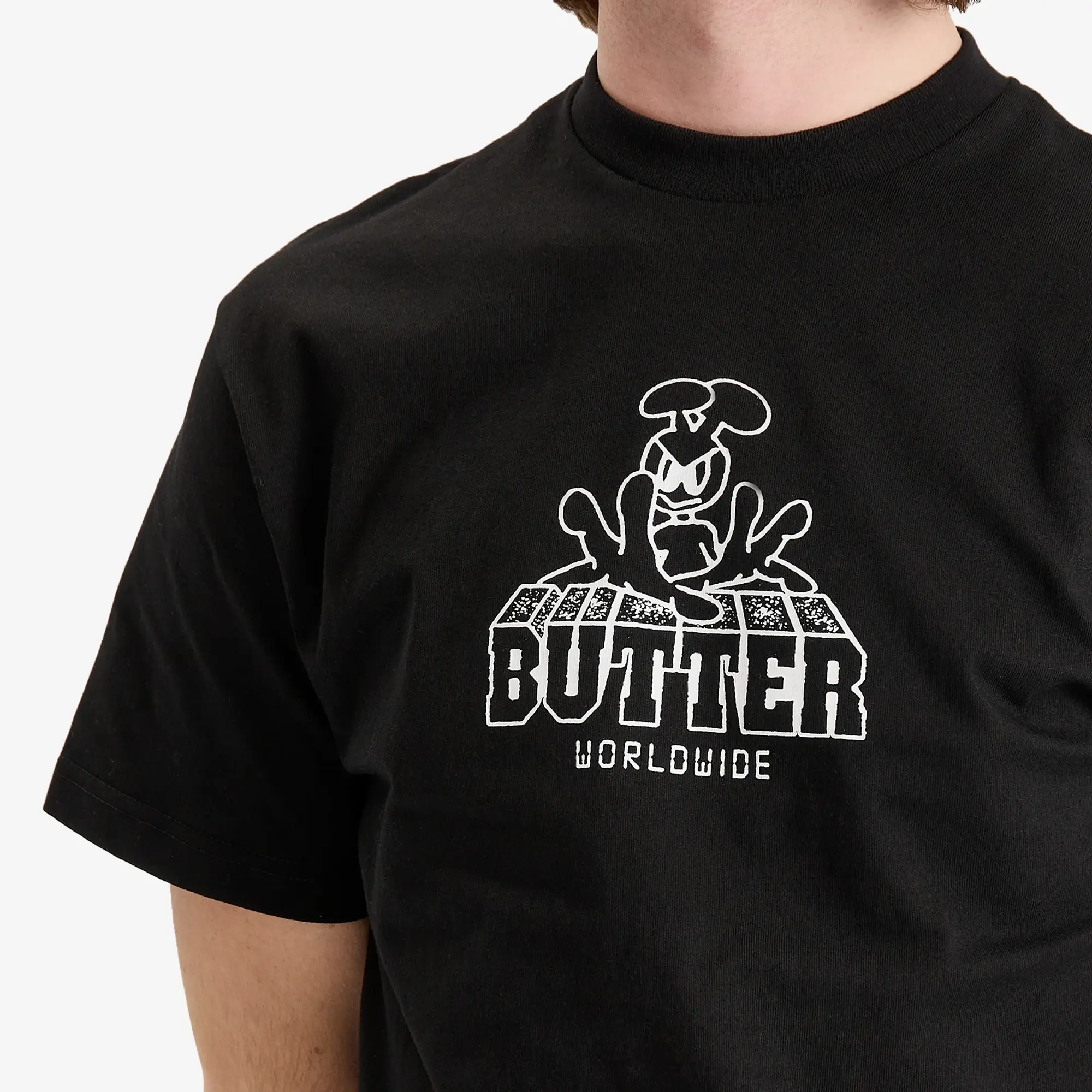 Butter Goods Men's Alien T-Shirt Black