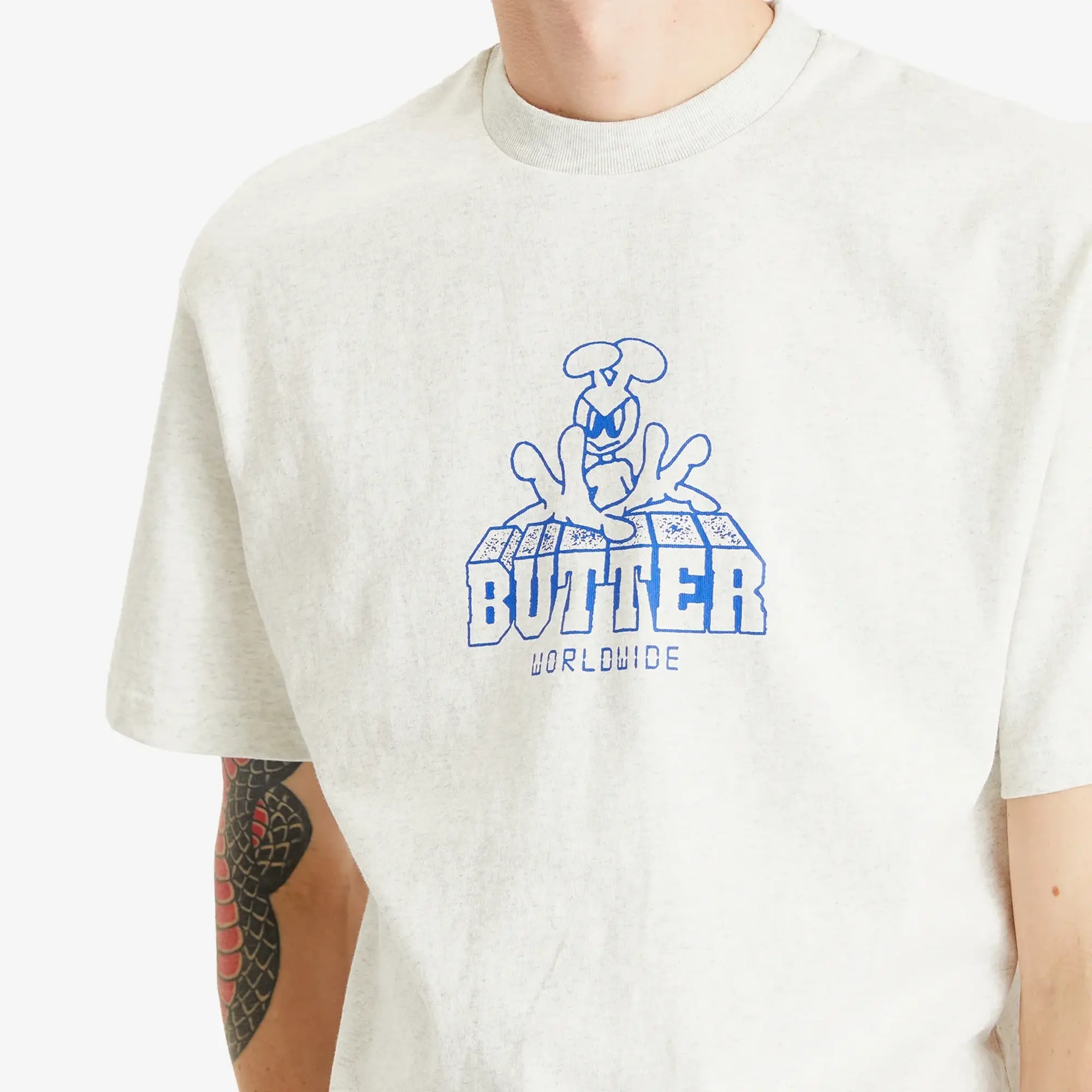Butter Goods Men's Alien T-Shirt Ash