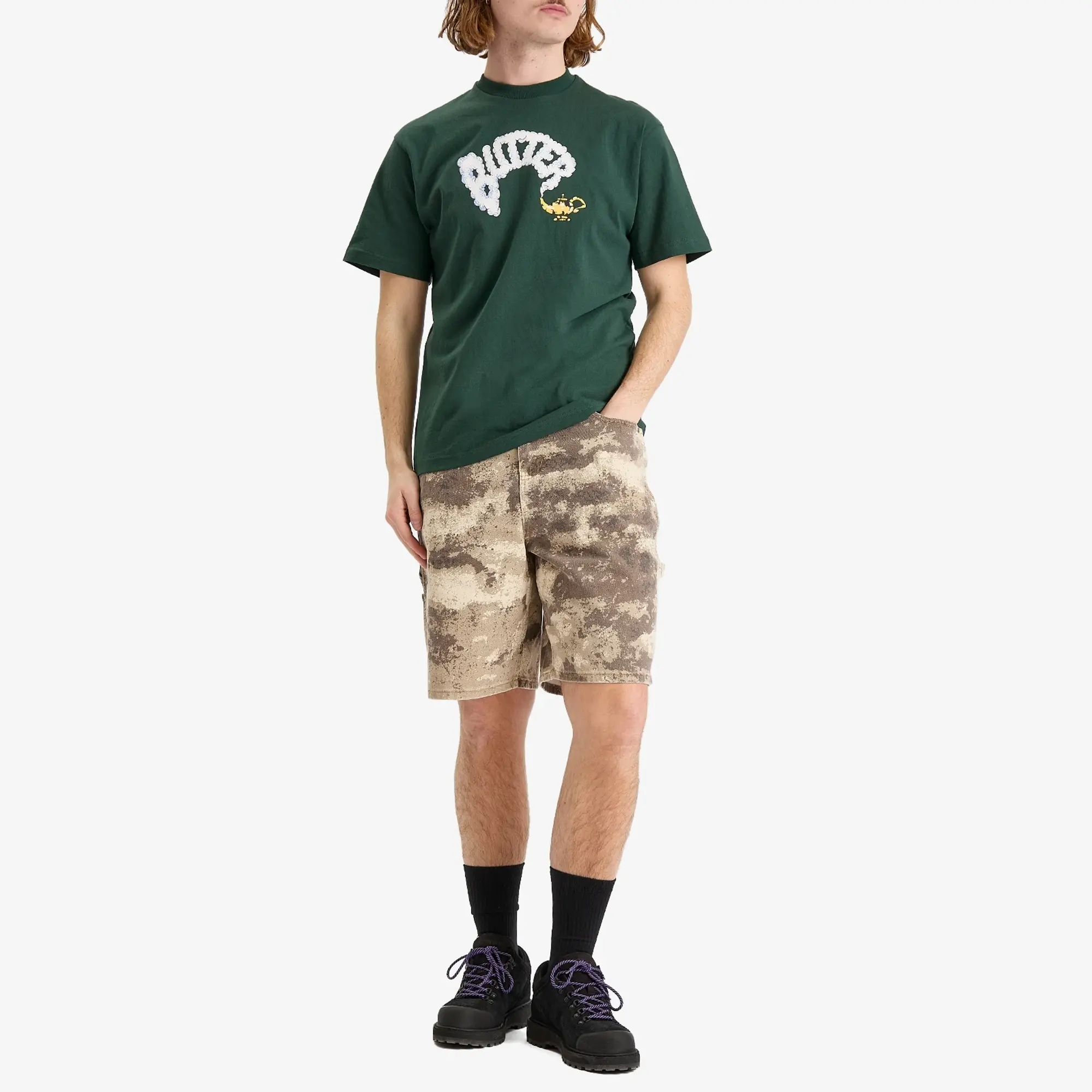 Butter Goods Men's Lamp T-Shirt Dark Forest