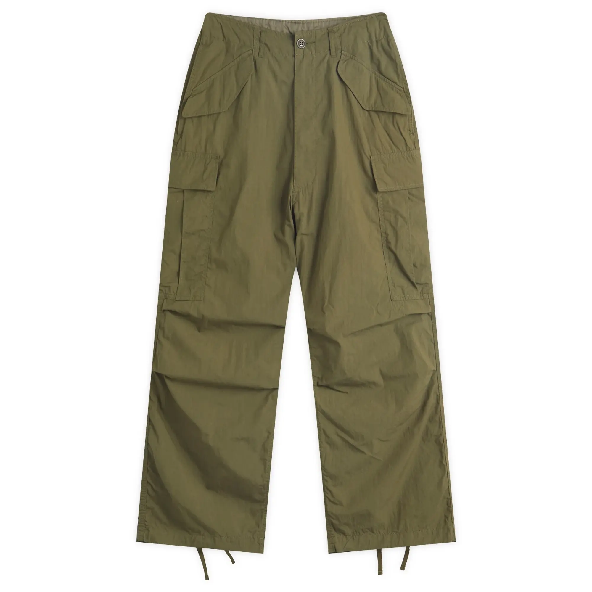 BEAMS Men's Big 6 Pocket Cargo Pants Olive