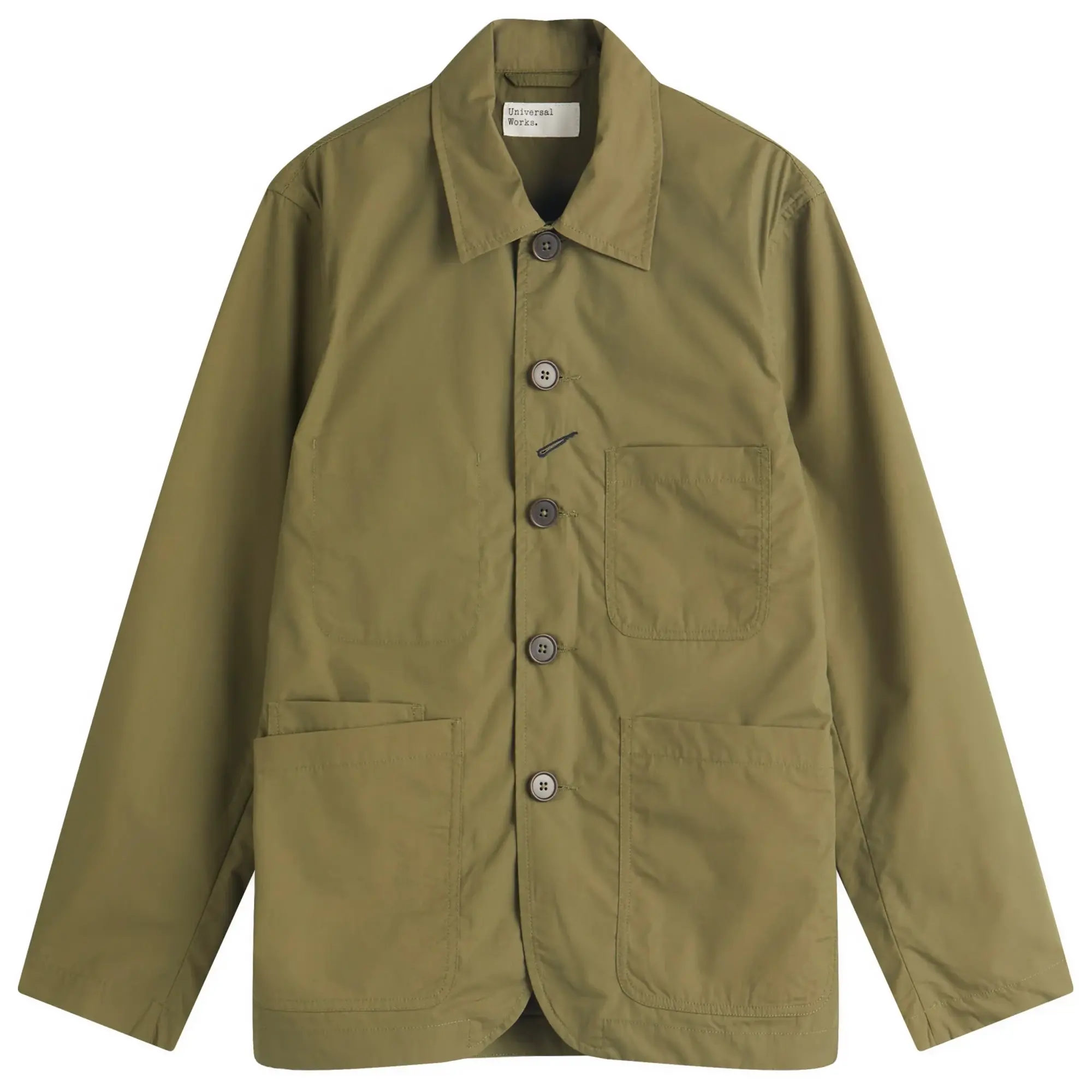 Universal Works Men's Recycled Poly Tech Bakers C Jacket Olive