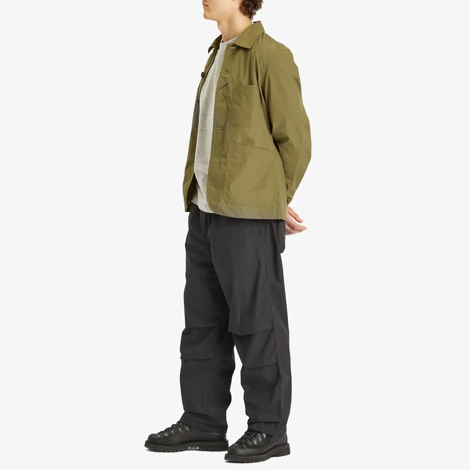 Universal Works Men's Recycled Poly Tech Parachute Pant Black