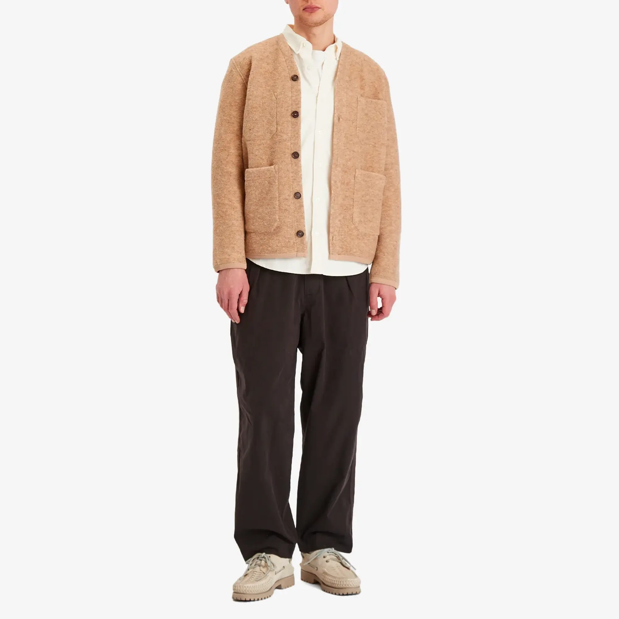 Universal Works Men's Summer Canvas Oxford Pant Licorice
